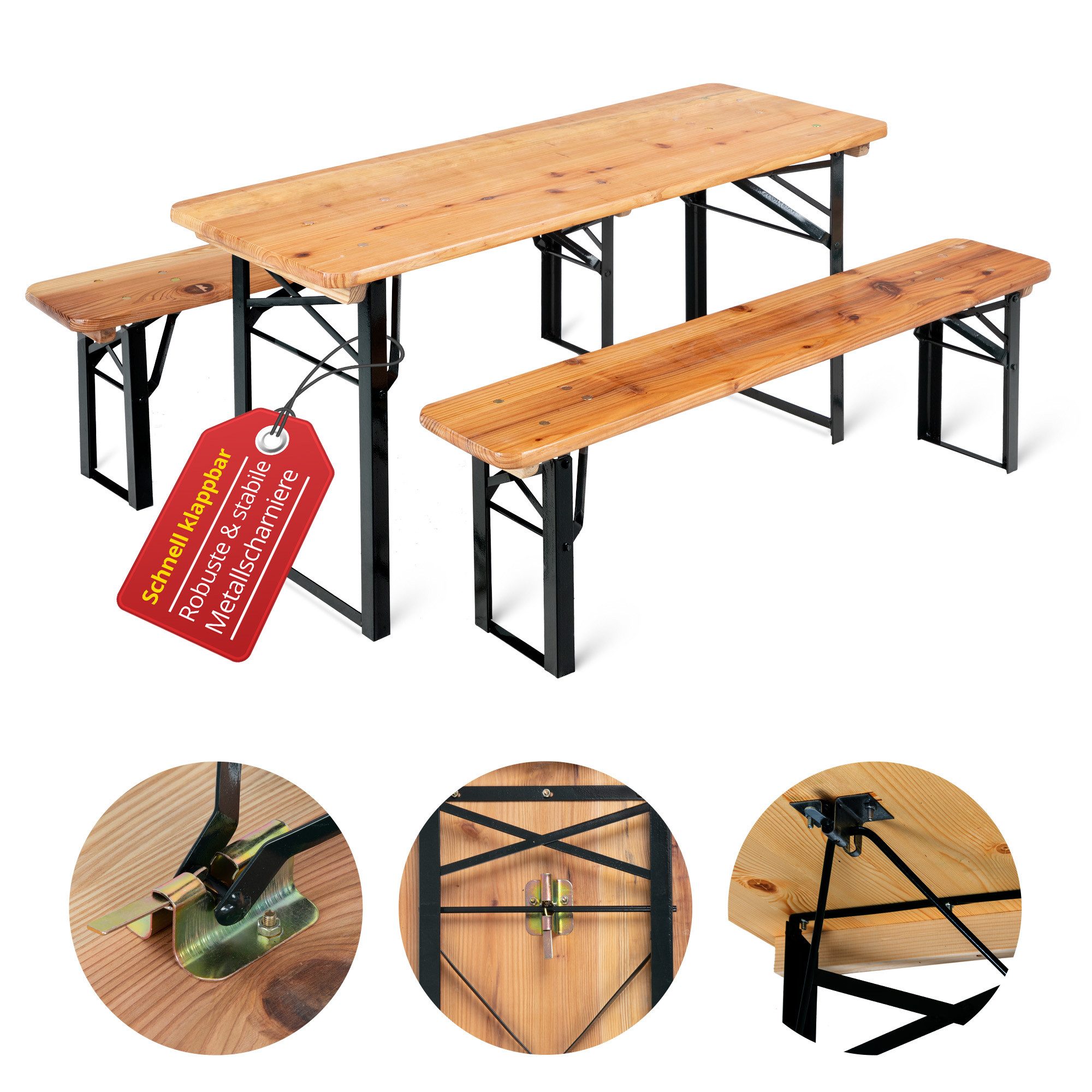 Stagecaptain Bierzeltgarnitur BBK-110 Hirschgarten Kinder-Festzeltgarnitur günstig online kaufen