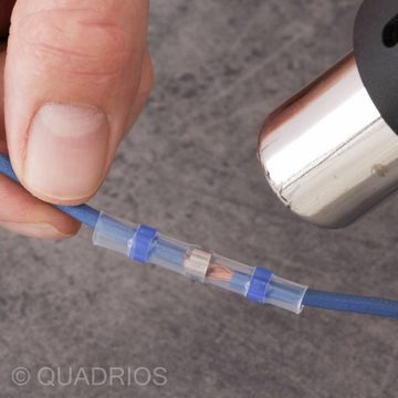 Quadrios Stoßverbinder Quadrios 22C462 Stoßverbinder mit Schrumpfschlauch 0.5 mm² 1.0 mm² Vol, 22C462