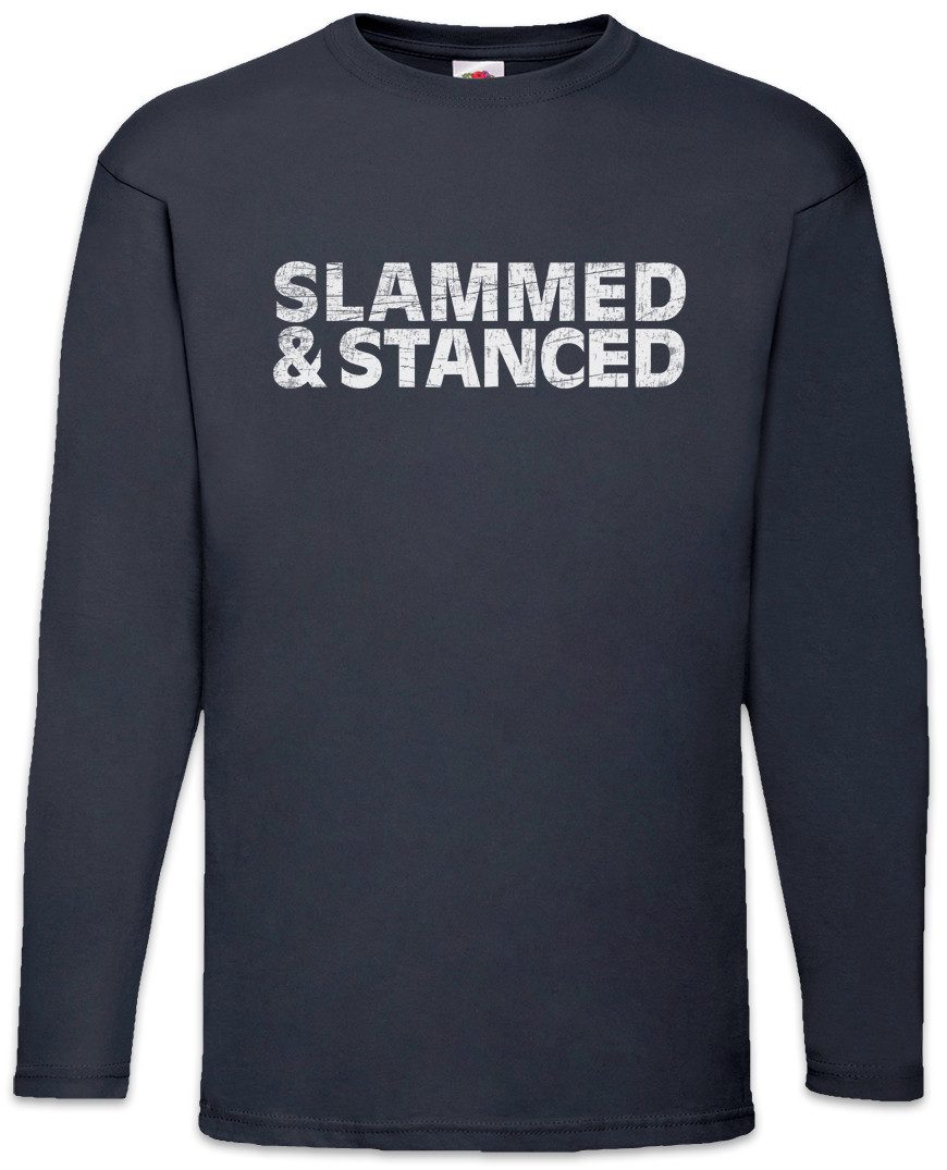 Langarmshirt Slammed & Stanced Langarm T-Shirt Race Racing Car Auto Driver Racer
