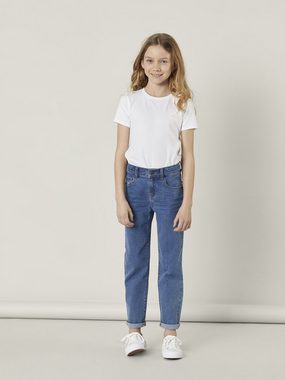 Name It 5-Pocket-Jeans Name It Mädchen Mom Fit Jeanshose aus Baumwolle
