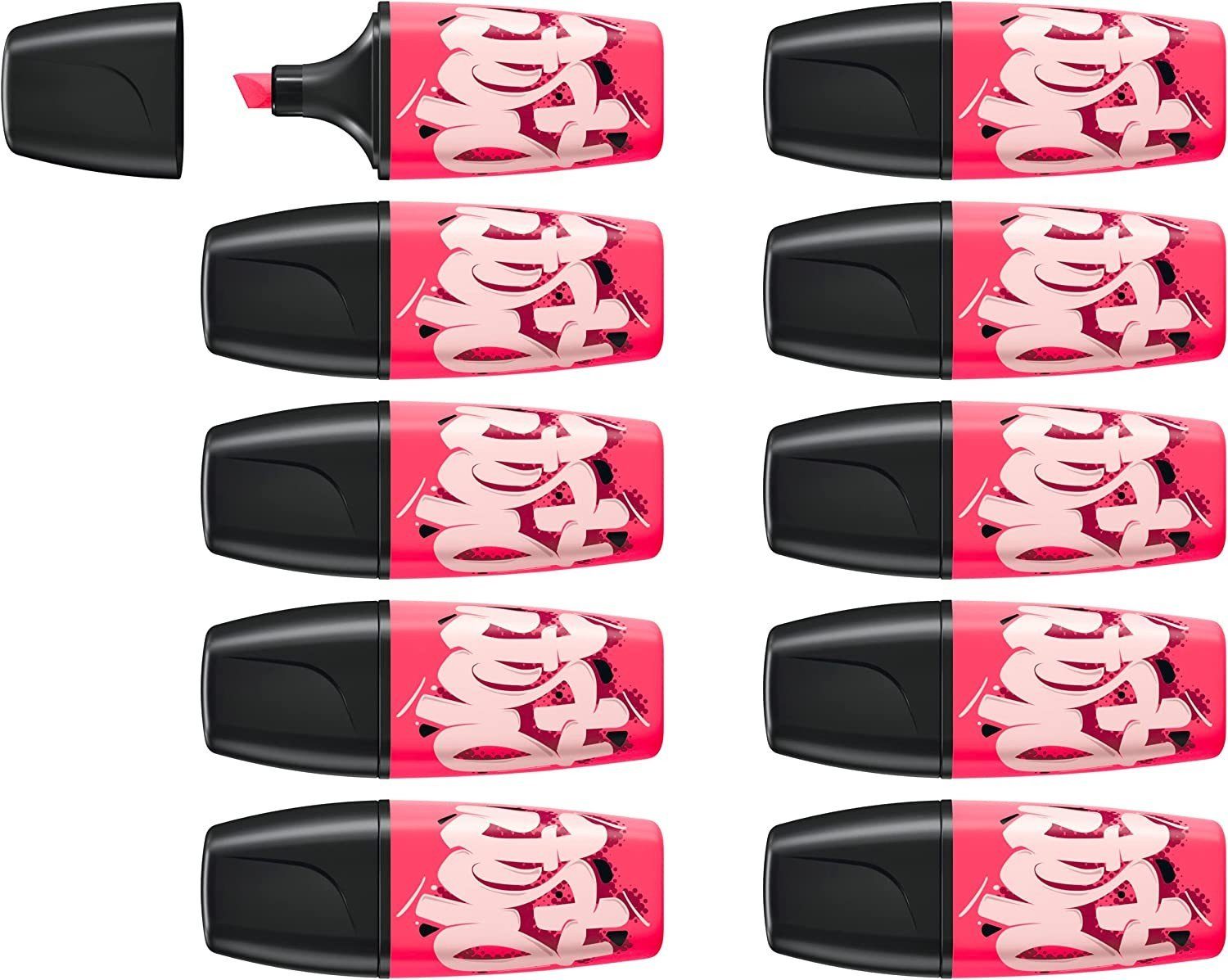 STABILO Marker STABILO Marker BOSS ORIGINAL MINI by Snooze One, Pink, 10er Set