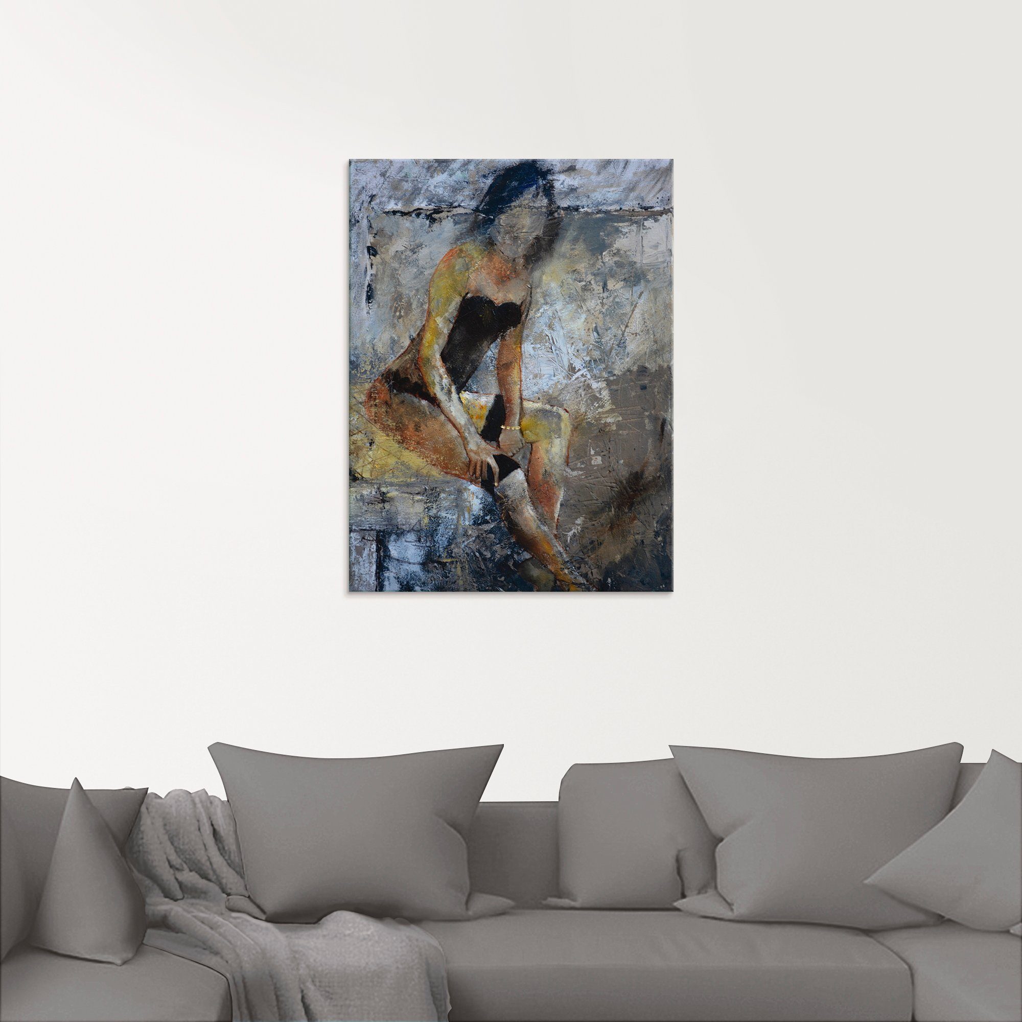 Artland Glasbild »Ausgezogen«, Frau (1 Stück)-kaufen