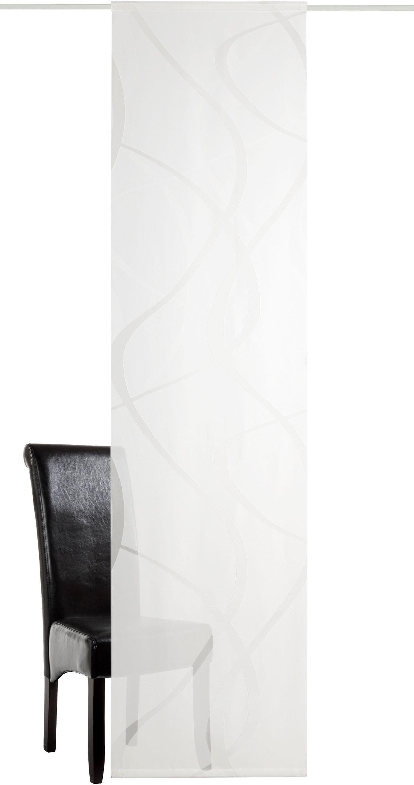 Neutex for you! Schiebegardine Rumbek (1 St), Klettband, halbtransparent, S günstig online kaufen