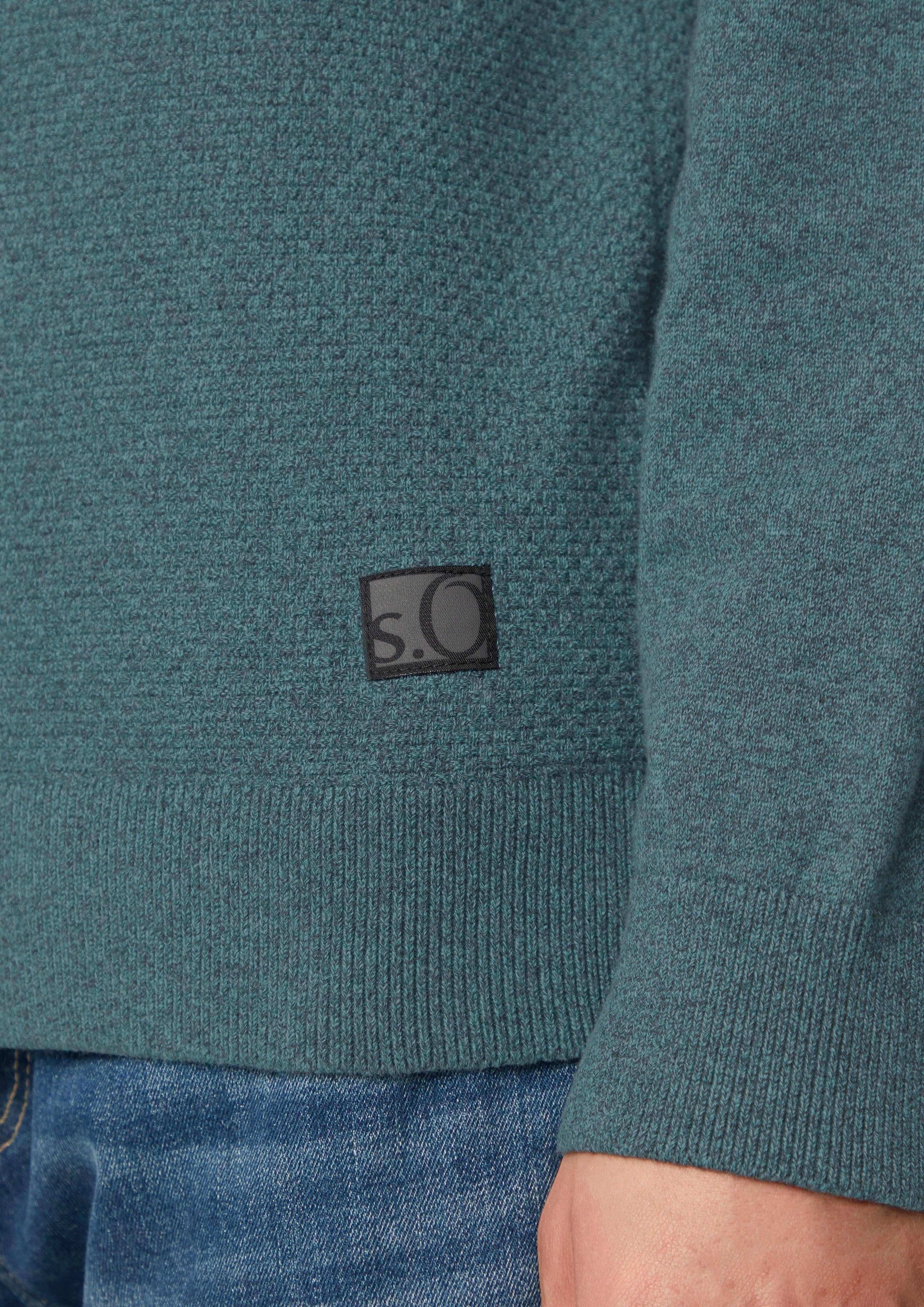 s.Oliver Strickpullover Strickpullover mit Strukturmix und günstig online kaufen