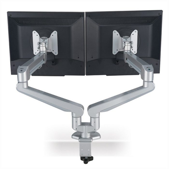 ROLINE LCD-Doppelarm Tischmontage Gasfeder 5 Gelenke Monitor-Halterung