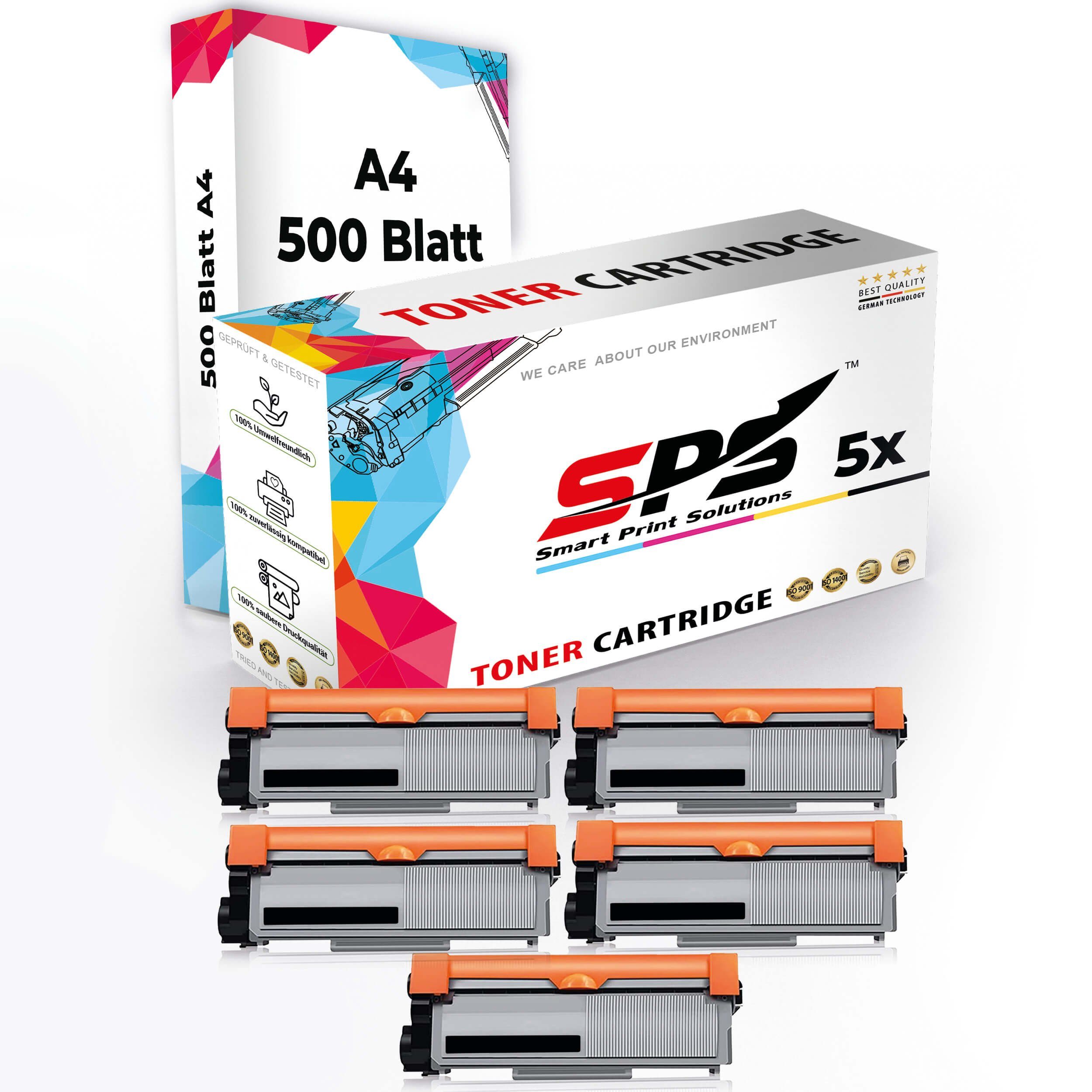 SPS Tonerkartusche Druckerpapier A4 + 5x Multipack Set Kompatibel für Brother HL-L 2320, (6er Pack)