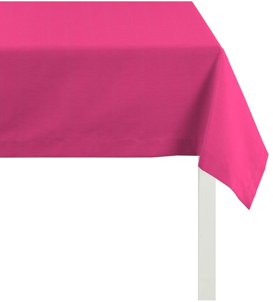 APELT Tischdecke 4362 Rips - UNI (1-tlg) pink | Tischdecken
