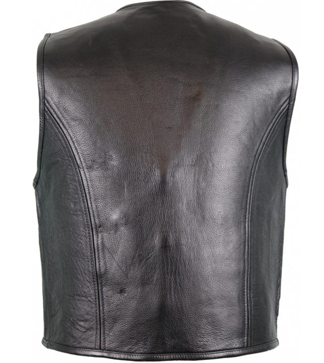 MDM Lederweste Biker Weste Lederweste Innen und Außen aus Leder günstig online kaufen