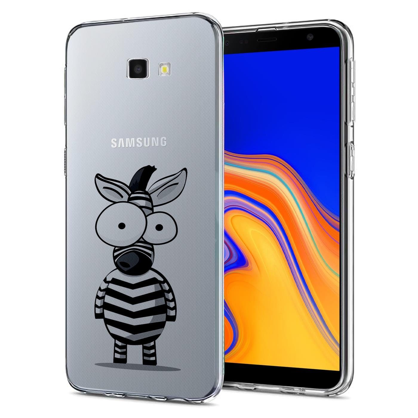 CoolGadget Handyhülle »Handy Case Silikon Motiv Series für Samsung Galaxy  J4 Plus« 6 Zoll, Hülle mit hochauflösendem Muster für Samsung J4+  Schutzhülle