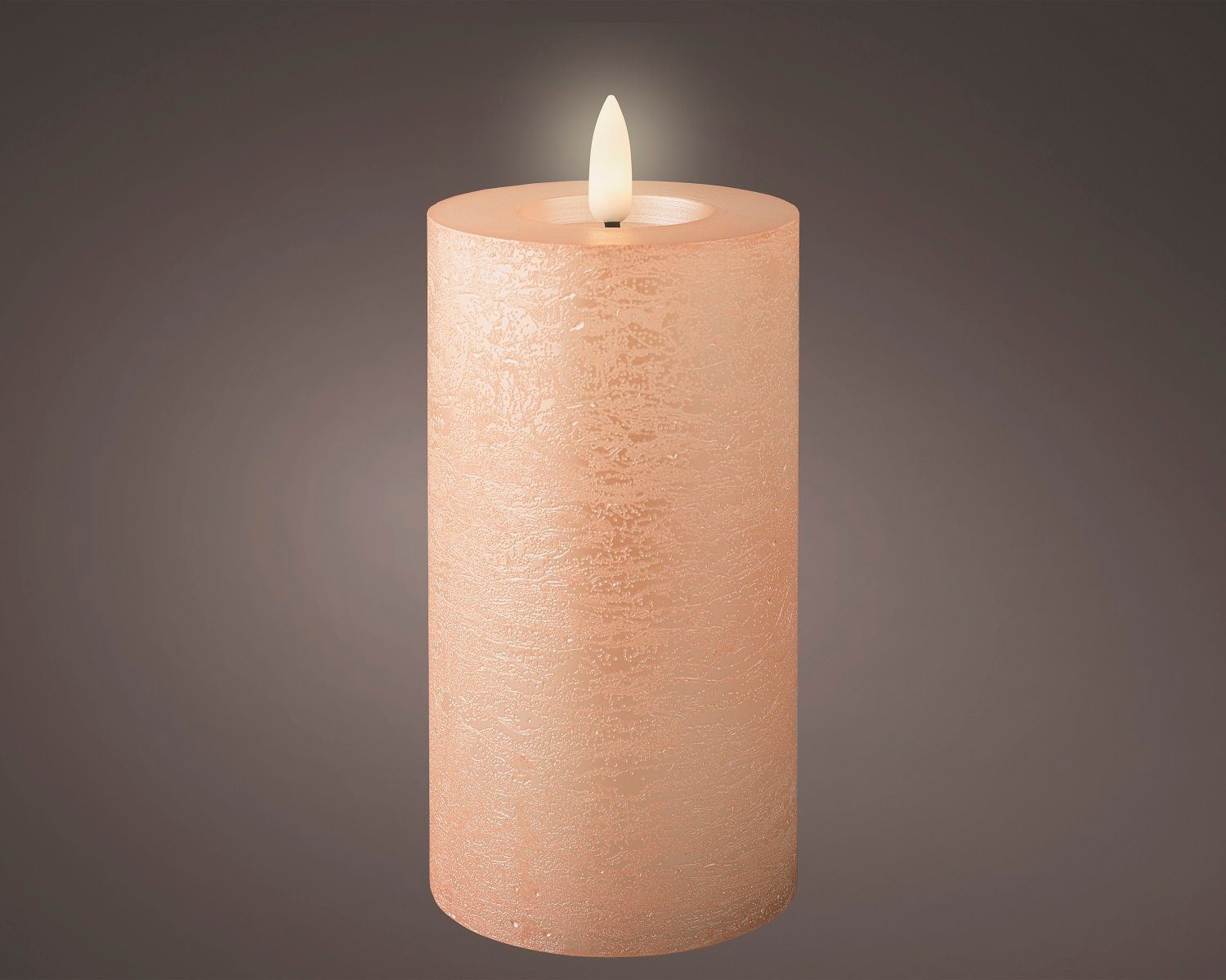 Lumineo LED-Christbaumkerzen Lumineo LED Wachskerze Hell Rose 15 x 7 cm, ba günstig online kaufen