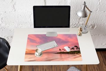 MuchoWow Gaming Mauspad Sonnenuntergang über der Kapulua-Bucht in Maui (1-St), Büro für Tastatur und Maus, Mousepad Gaming, 90x60 cm, XXL, Großes