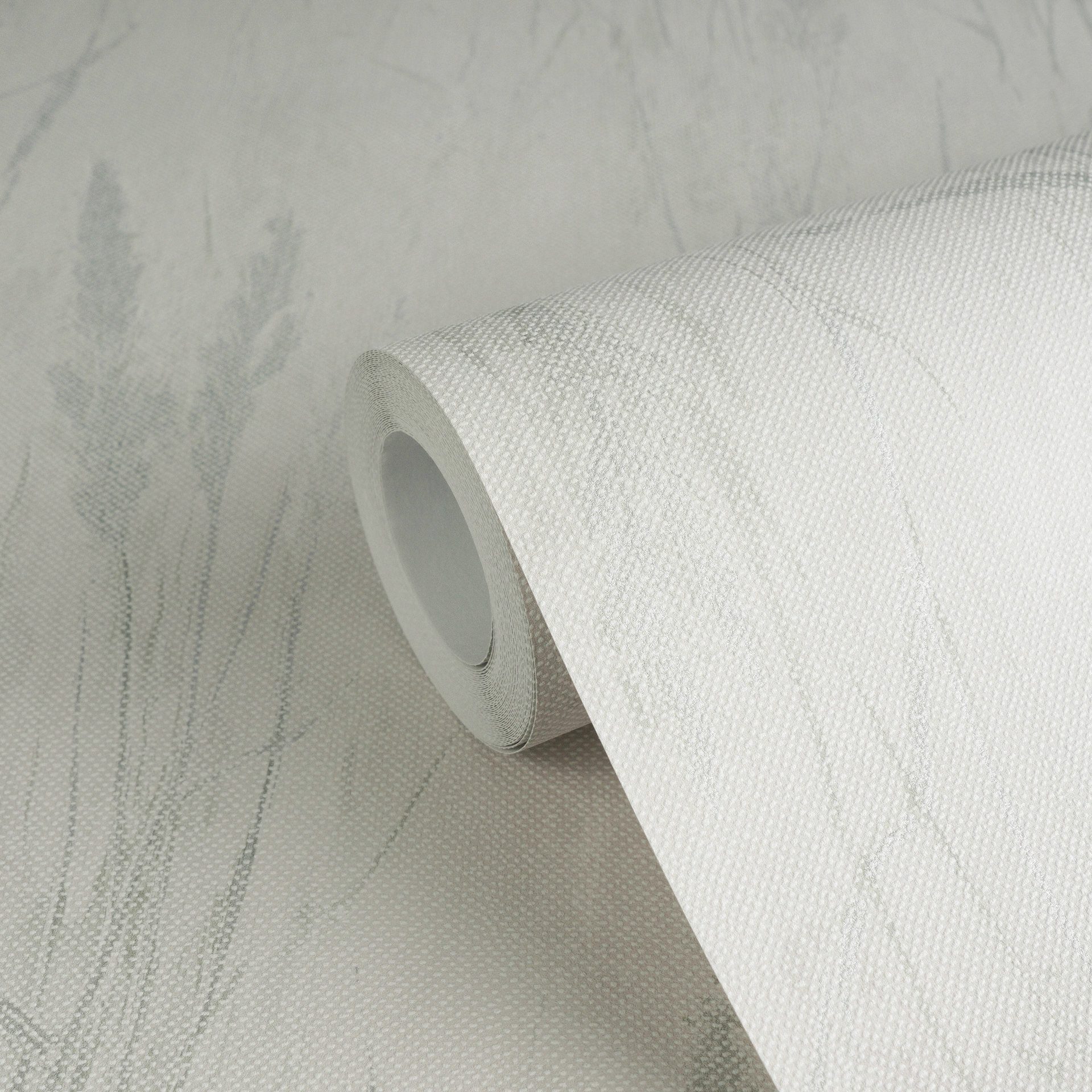 A.S. Création Vliestapete mit Gräser-Motiv natürliche Räume, strukturiert, matt, (1 St), Dekorative Vliestapete mit zartem Gräser-Design