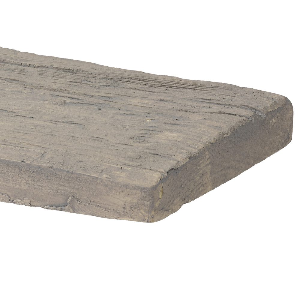 Homestar Deckenleiste Brett Holzimitat Eiche, 130 x 30 mm, Länge 2,6 m, einfache Montage durch kleben, Polyurethan, preiswerte Alternative zu Echtholz-Brettern
