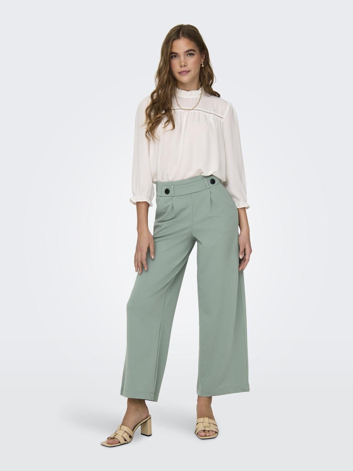 JACQUELINE de YONG Stoffhose Jacqueline de Yong Damen weite Palazzo-Hose JdyGeggo 15208430