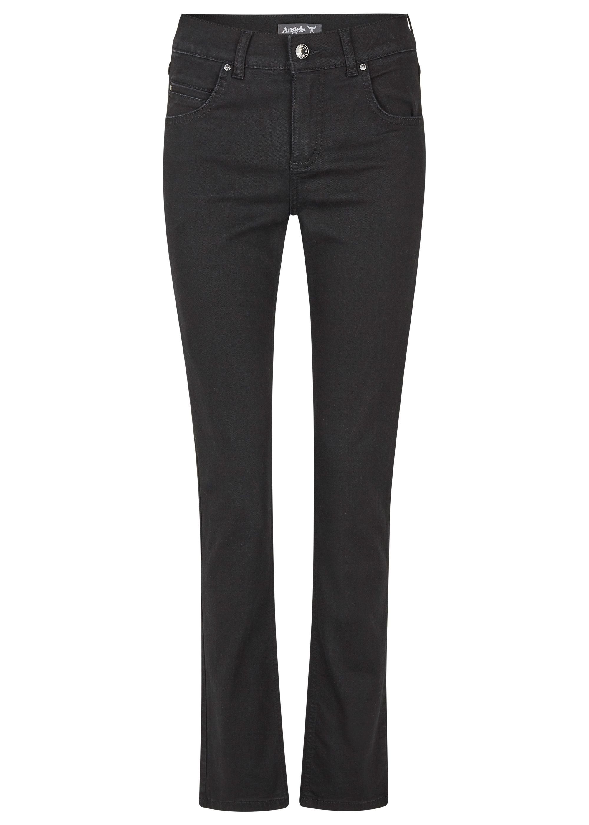 Eleganter Stil ANGELS Gerade Jeans black