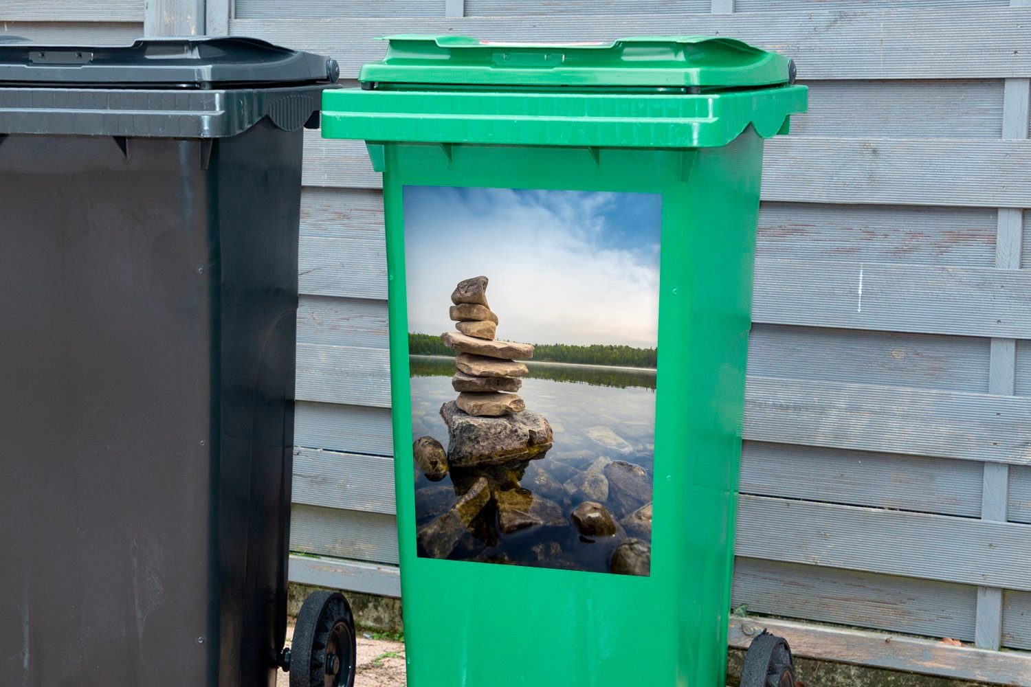 National Steinhaufen Sticker, Abfalbehälter Peninsula MuchoWow Container, Ontario Mülleimer-aufkleber, Park in (1 Wandsticker Bruce St), im Mülltonne,