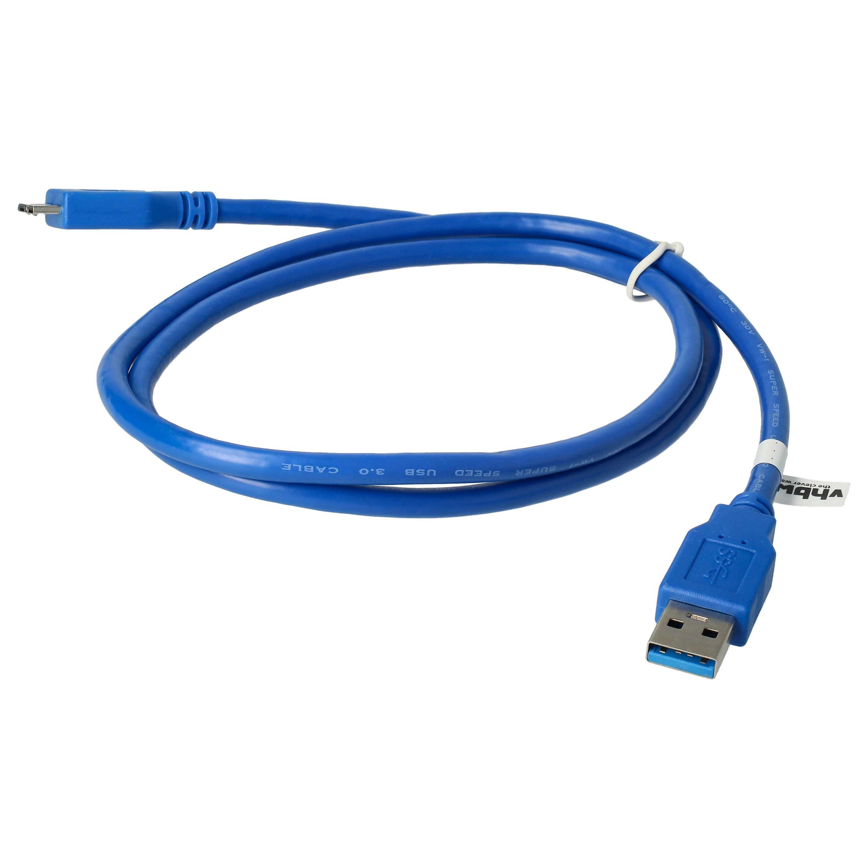 vhbw für USB-Kabel, Micro-USB, (100.0 cm)