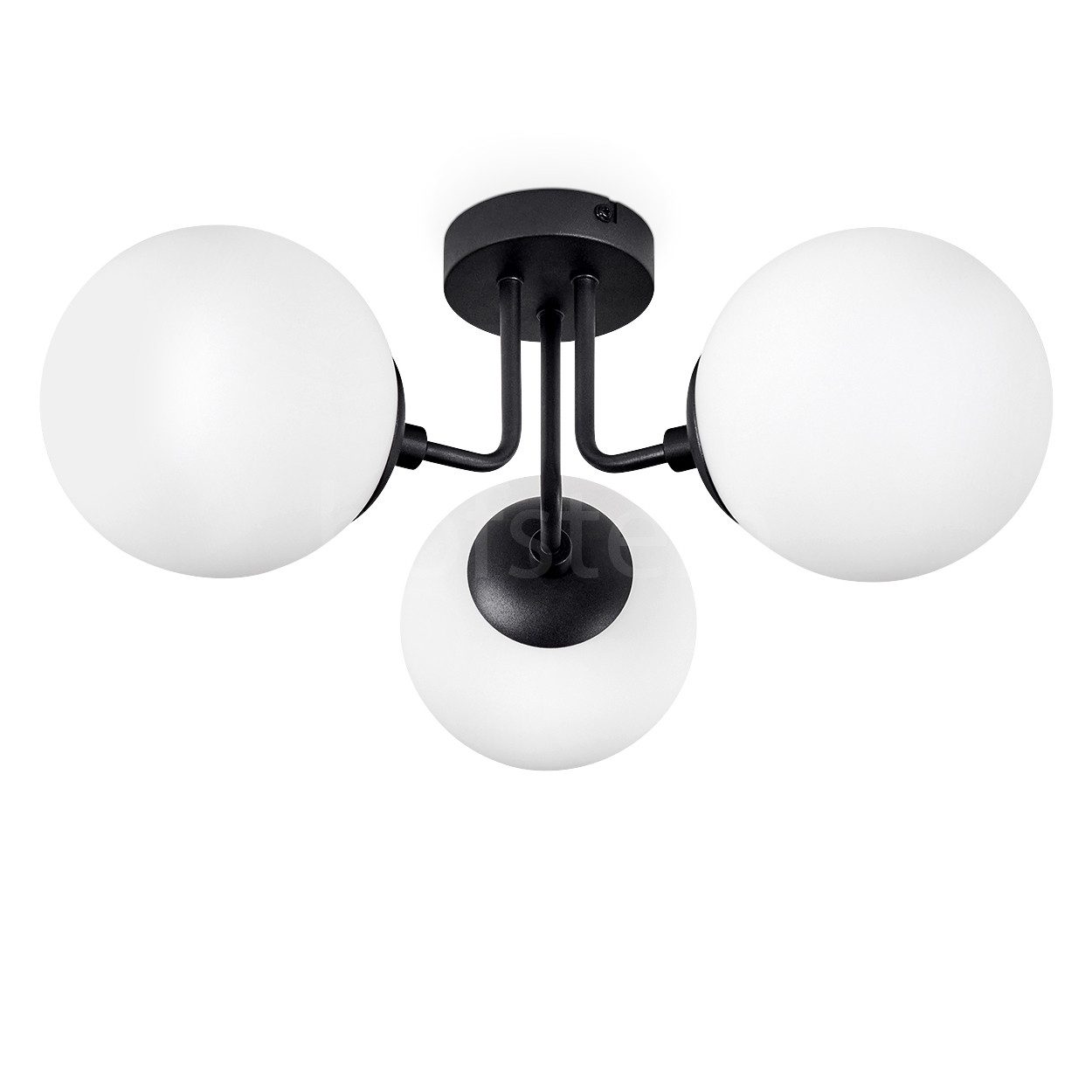 hofstein Deckenleuchte moderne Deckenlampe aus Metall/Glas günstig online kaufen