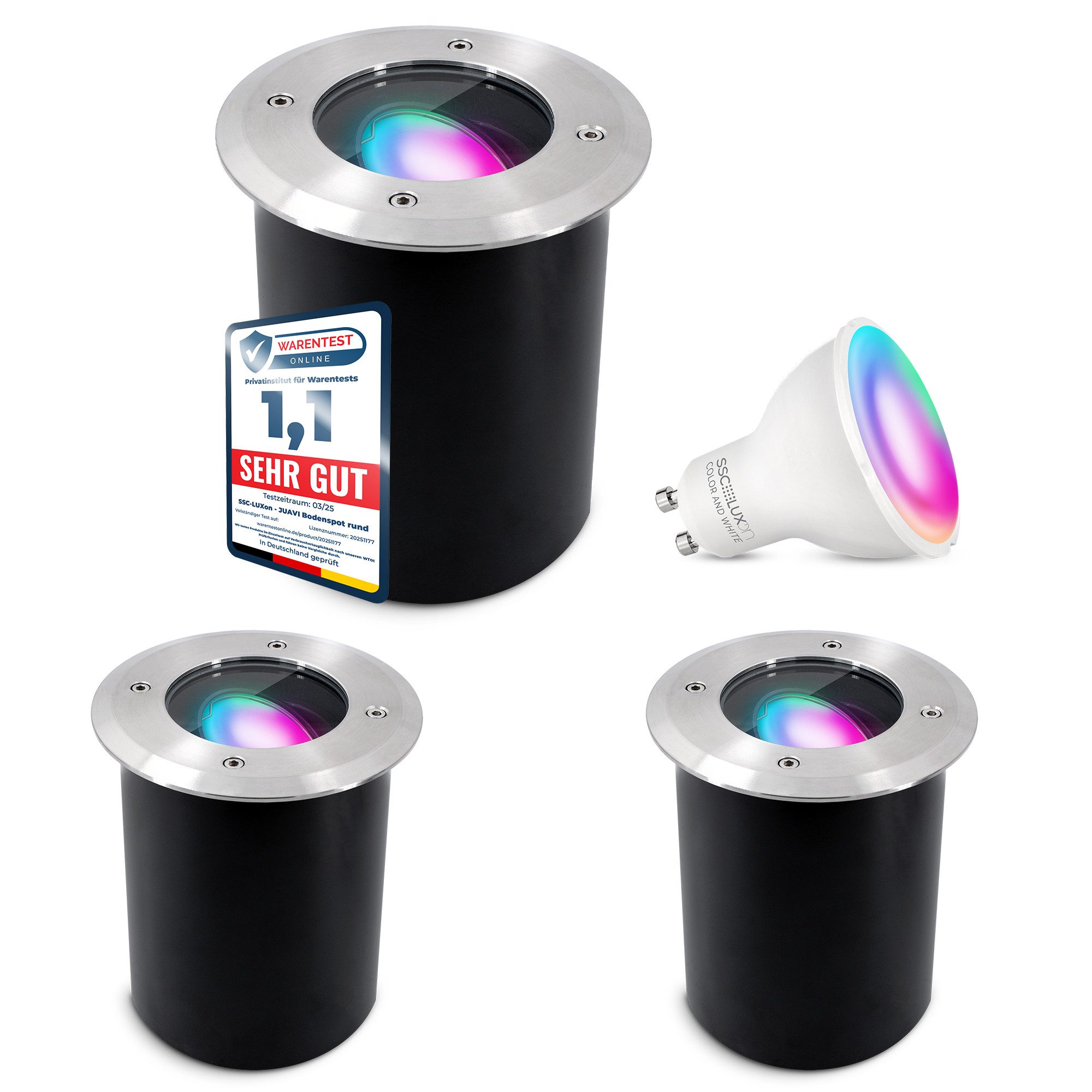 SSC-LUXon LED Gartenstrahler Schwenkbarer LED Bodenspot günstig online kaufen