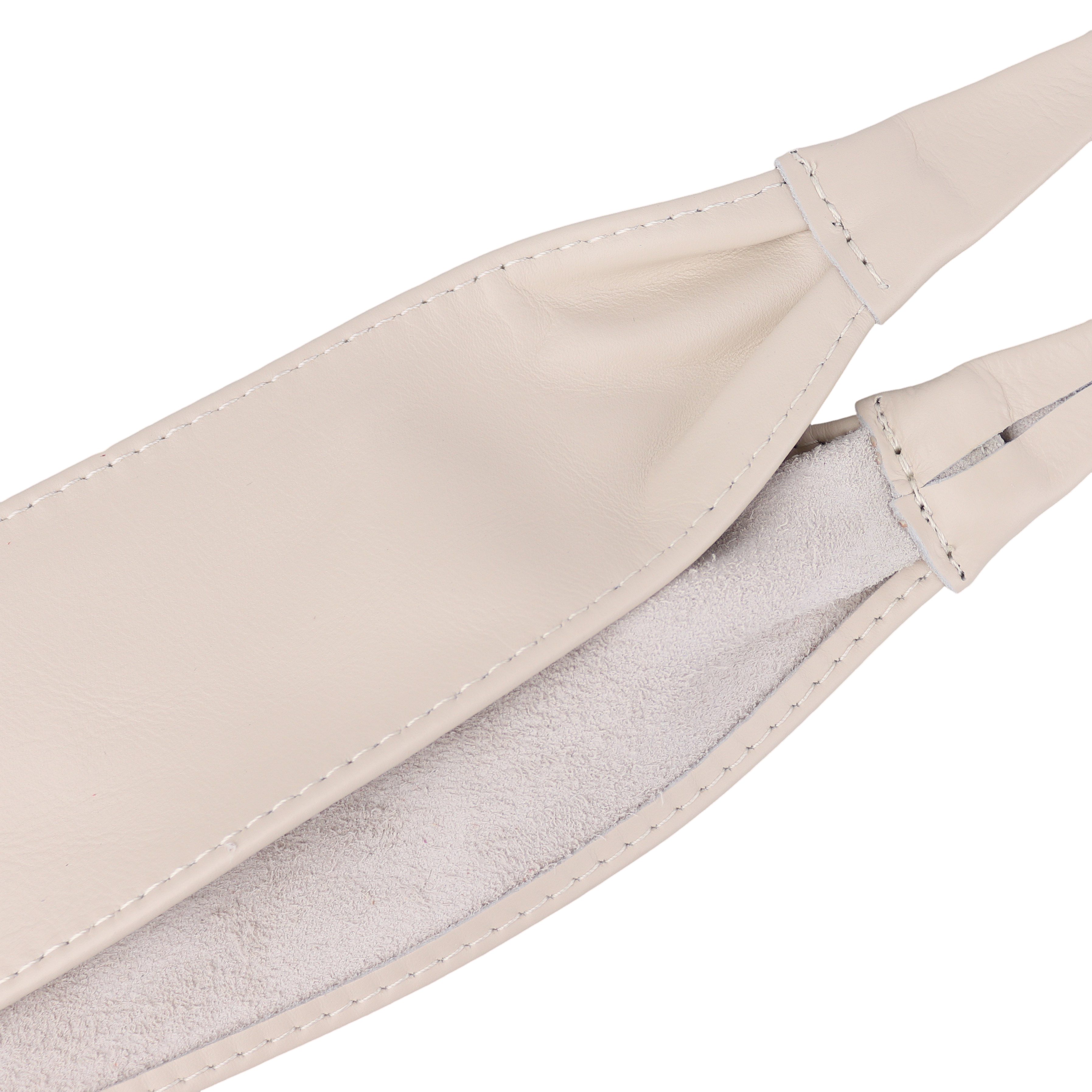 MIRROSI Taillengürtel Wickelgürtel aus Echtleder, Schleife mit breitem Bund (mit breitem Bund zum Wickeln, 7cm Breit, 265cm lang) OBi Gürtel, Bindegürtel, Schnü – Bild 3 von 4