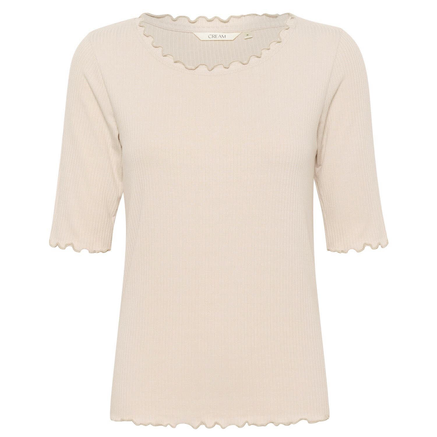 Cream T-Shirt CRRibba