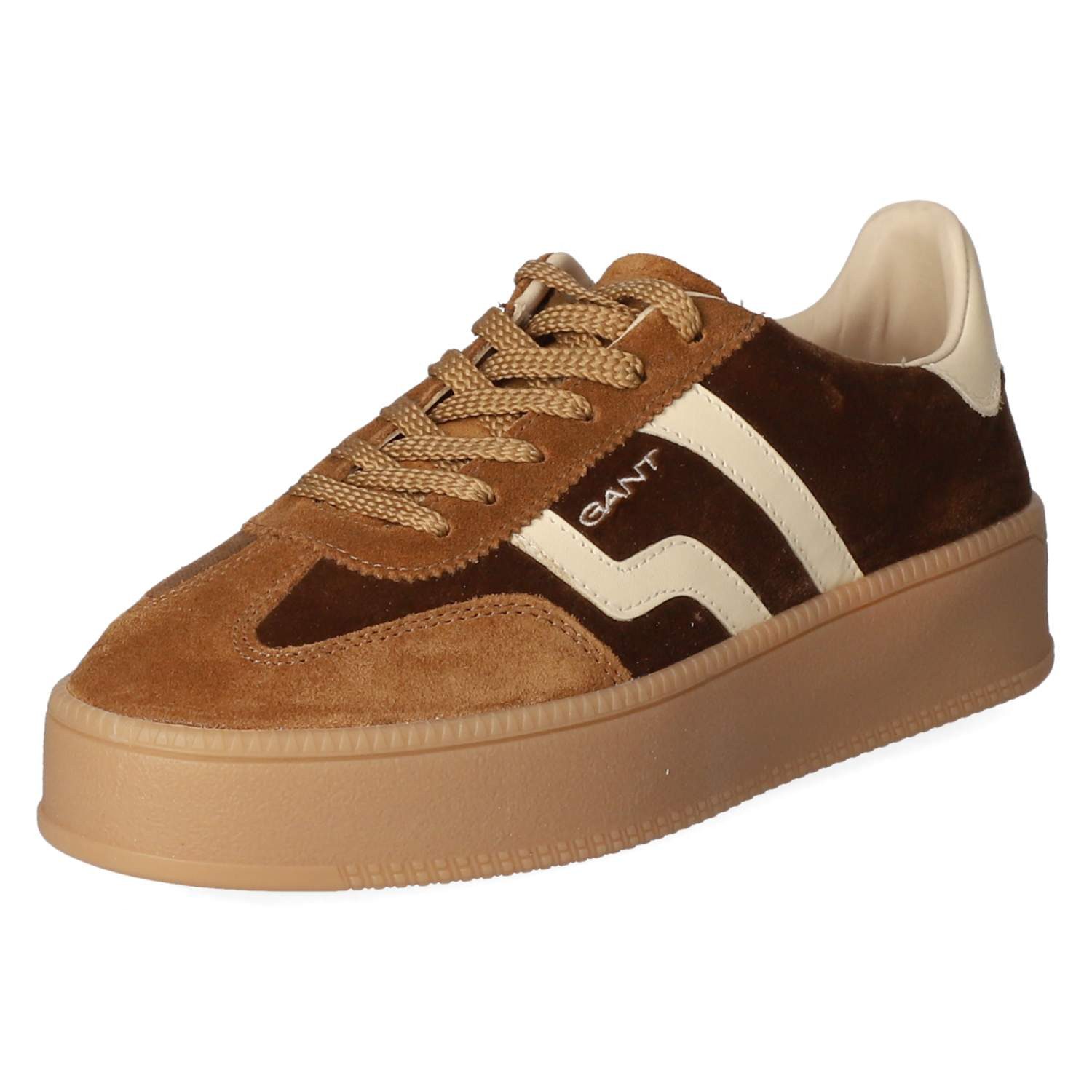 Gant Gant Sneaker Low 33538354/G389 Damen Leder & Textil brown Schnürschuh – Bild 2 von 5