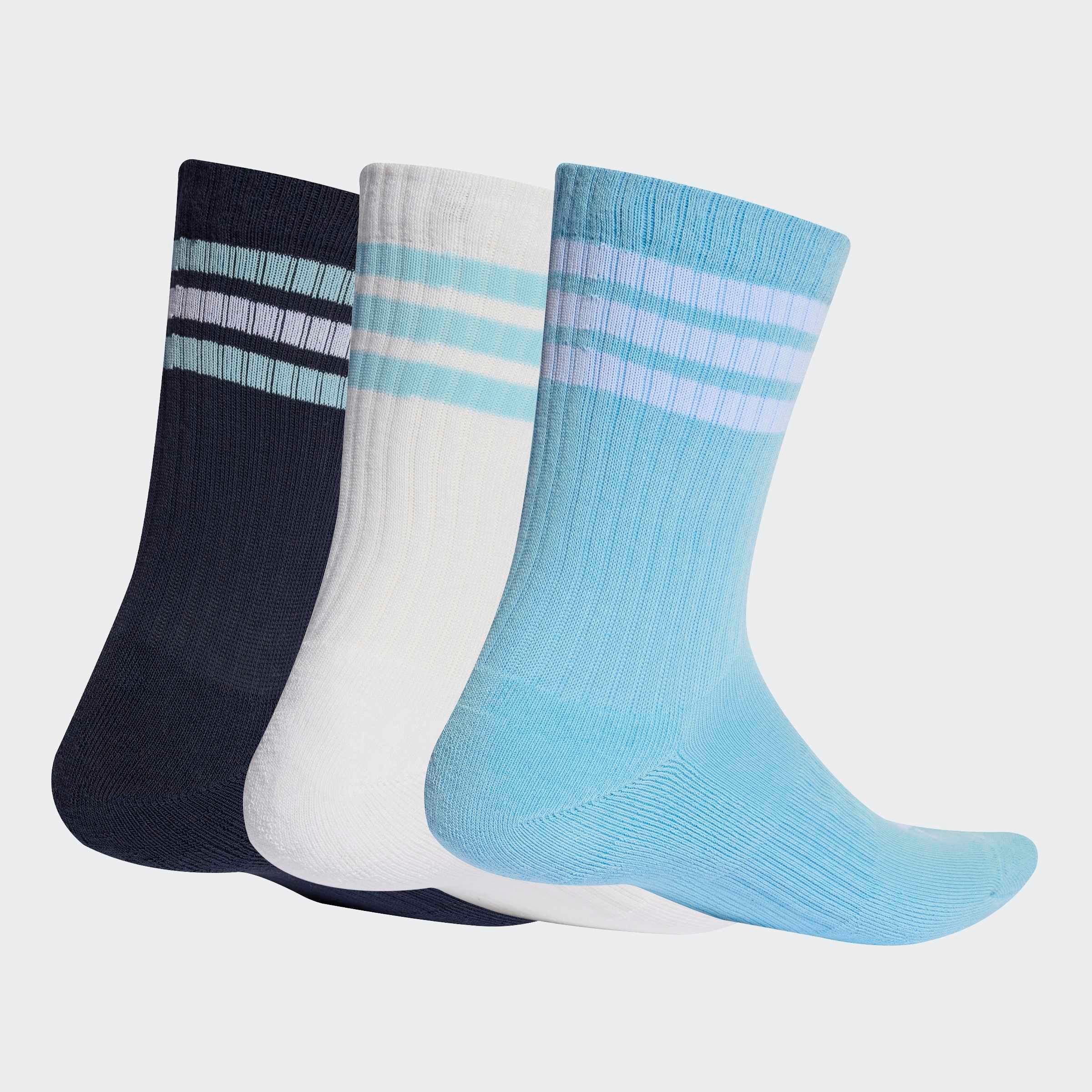 adidas Performance Funktionssocken 3-STREIFEN, KNÖCHELLANG, MIT POLSTERUNG, 3ER-PACK (3-Paar) für sportive Aktivitäten und Fitness, 3er-Pack, neutraler Schnitt