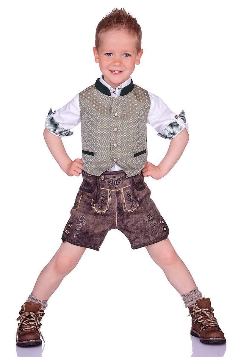 Spieth & Wensky Kinder Boots - SEPPL - nubuk gespeckt Sneaker Ballerinas