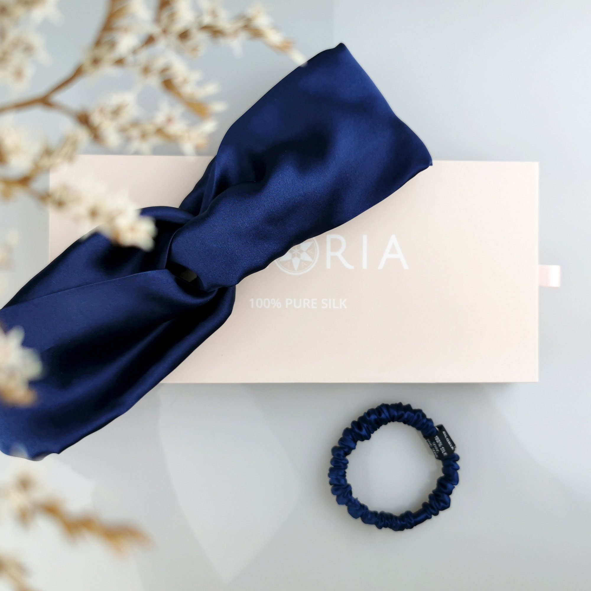 AILORIA Haargummi SOYEUX & DOUX, luxuriös blau