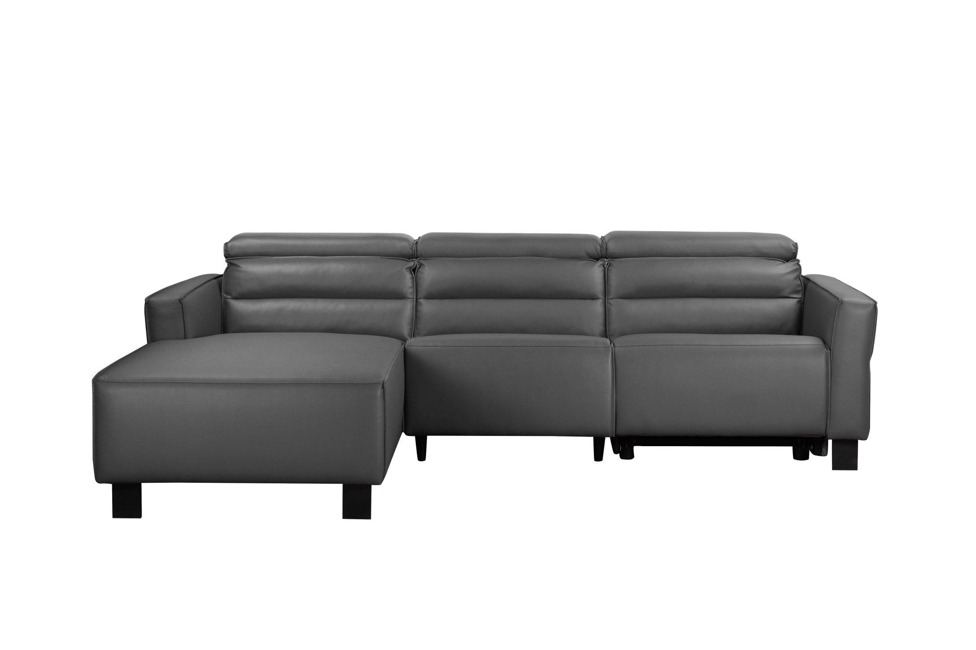 Home affaire Ecksofa Carpari, L-Form, 263 cm, manuelle o. elektrische Relaxfunktion, USB A/C und Kopfteilverstellung