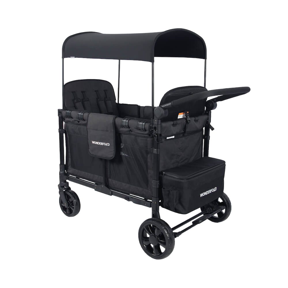 Thumbnail - Wonderfold Bollerwagen W4 Elite Kinderwagen für 4 Kinder / Winter Special