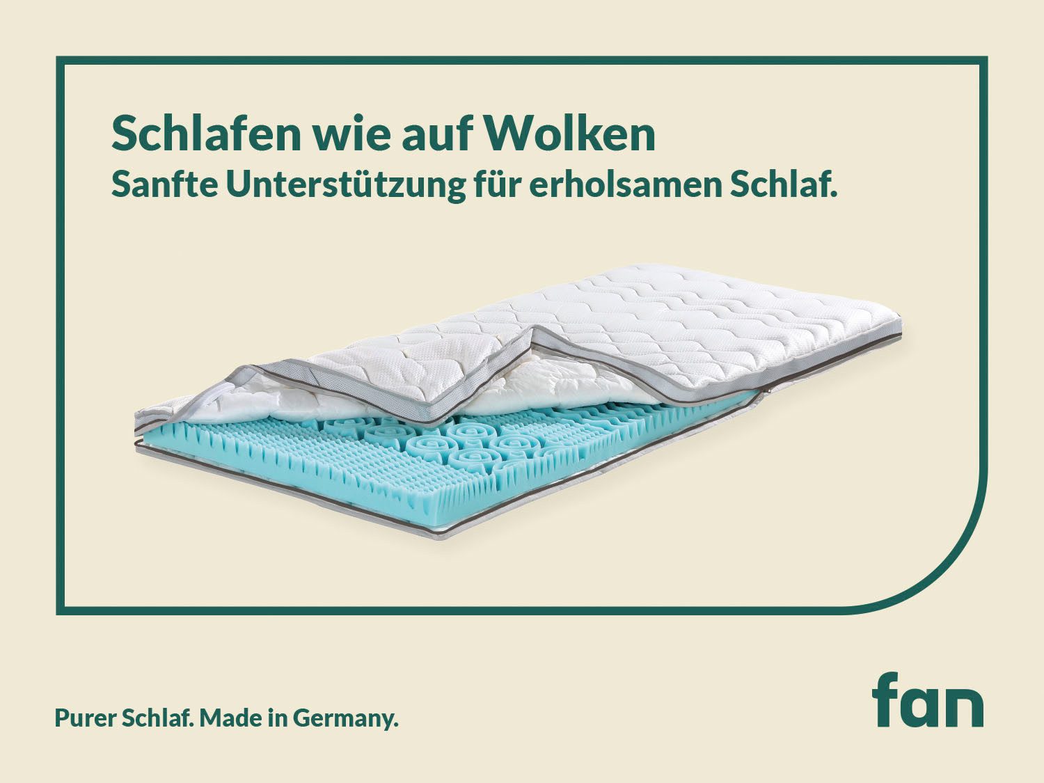 fan, Topper XXL Soft Plus, Premium Topper 90x200 cm,180x200 cm & weitere Gr günstig online kaufen