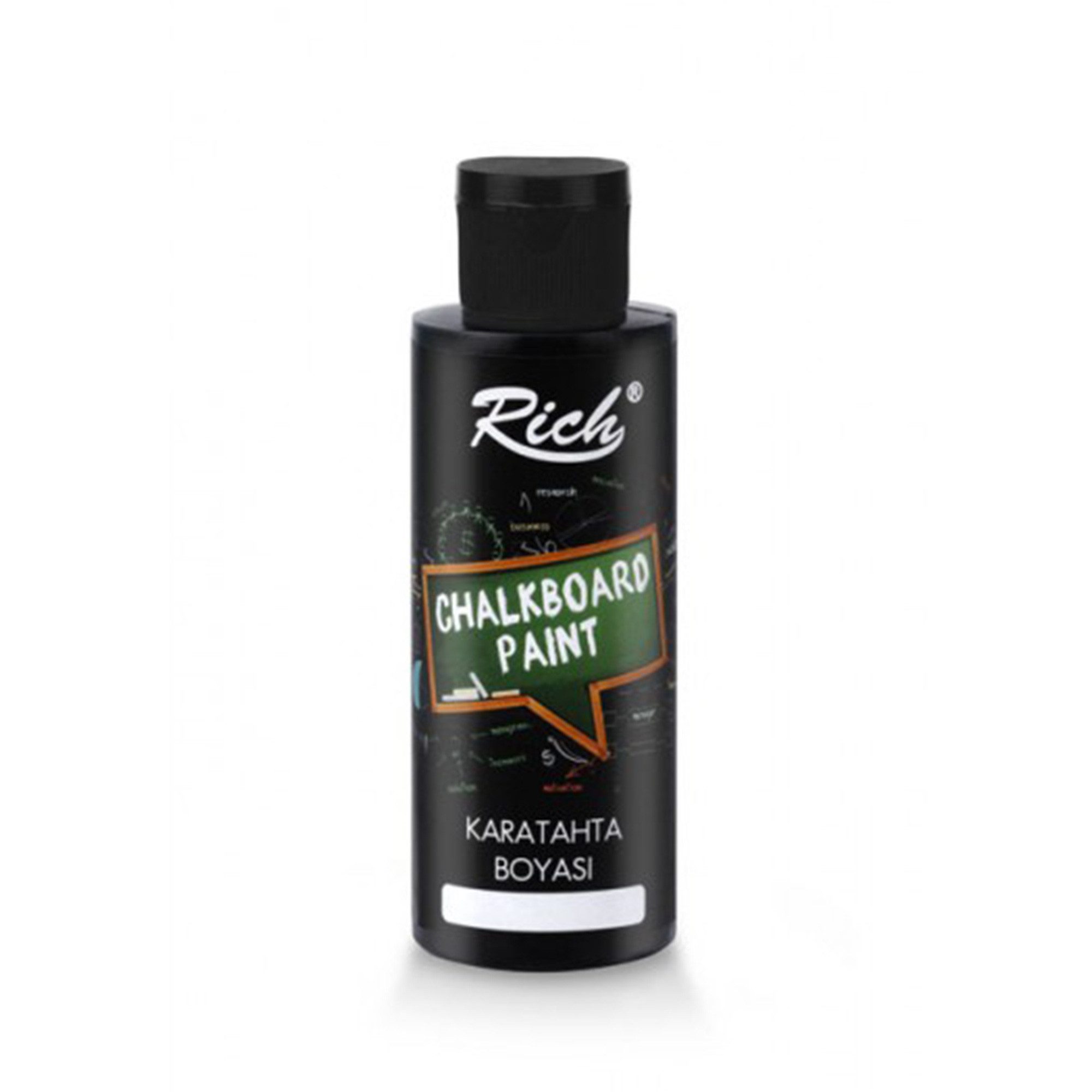 RICH Tafelfarbe Rich Blackboard Paint Wasserbasiert 500/240/120 ml Schwarz - Grün