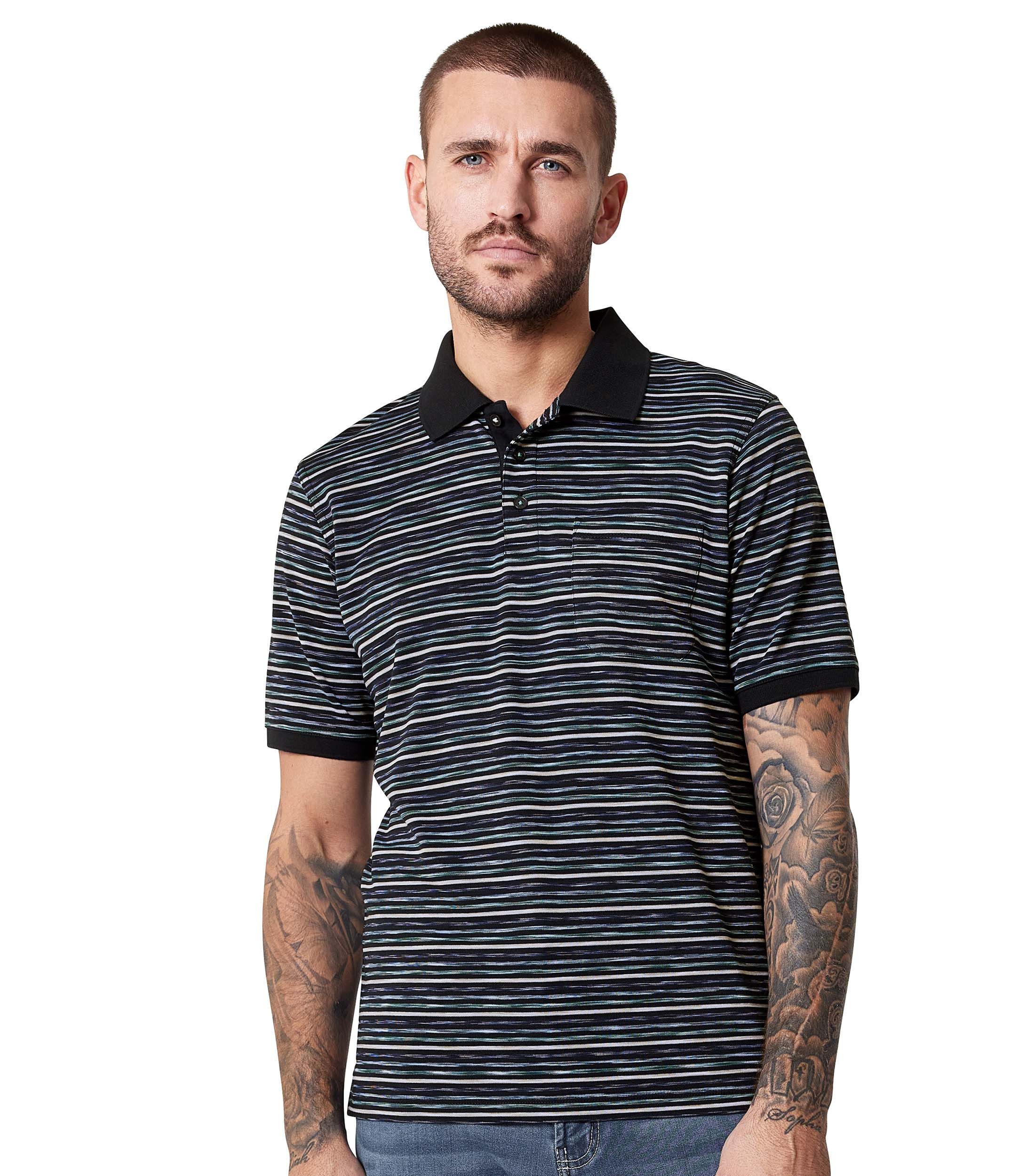 Poloshirt CASAMODA Polo-Shirt gestreift