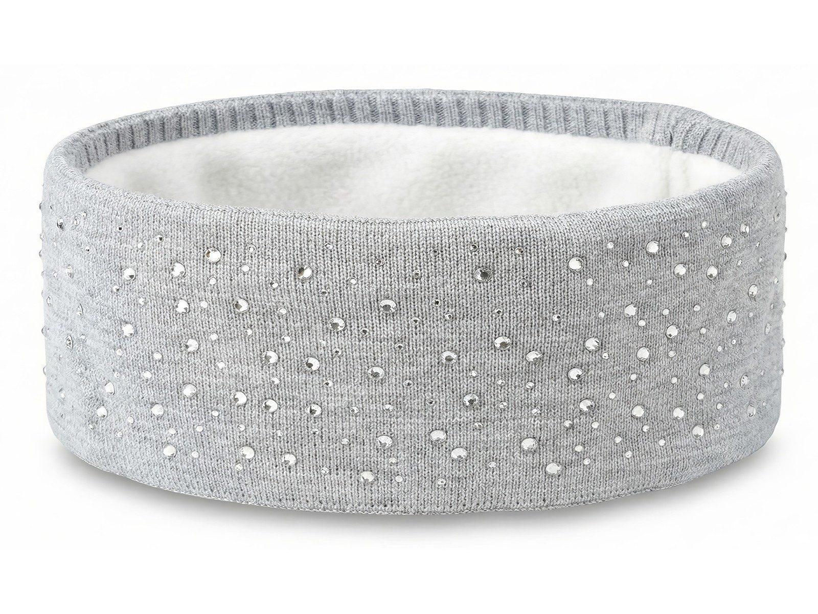 styleBREAKER Stirnband Feinstrick Stirnband mit Strass (1-St)