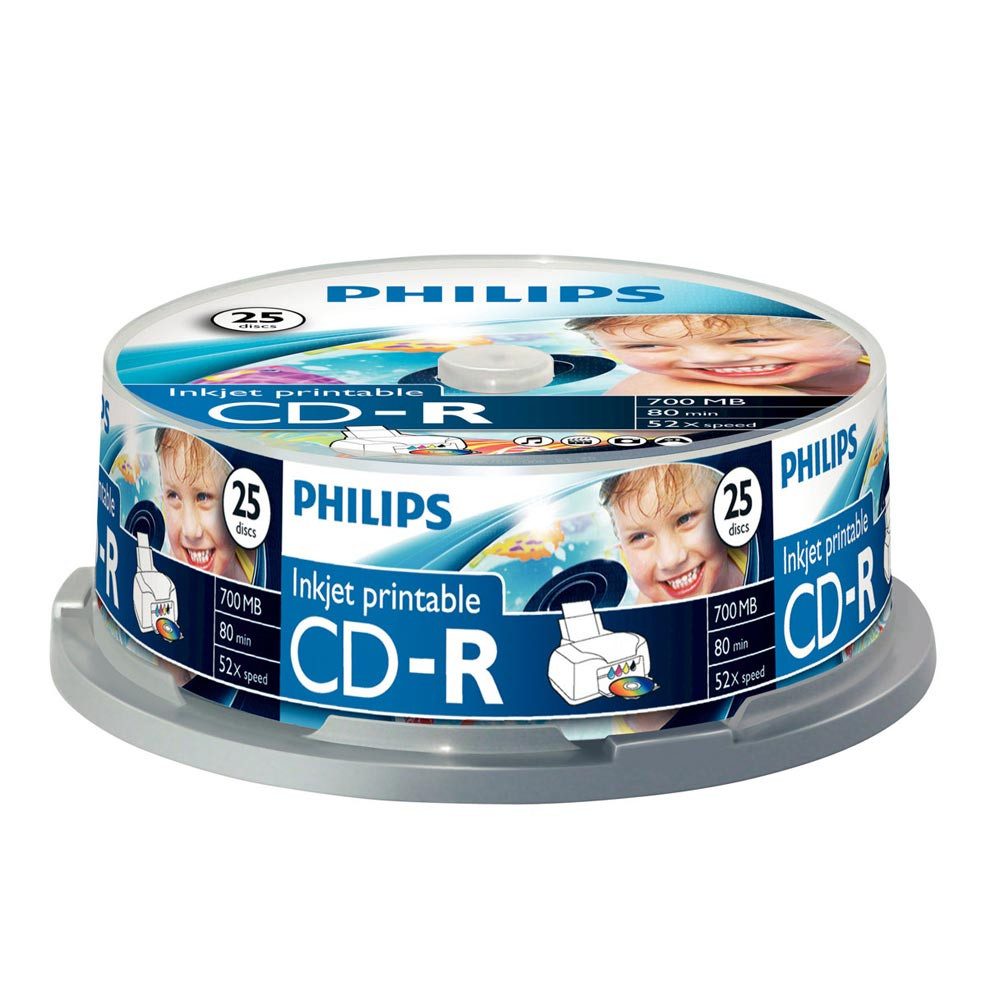 Philips CD-Rohling CD-R Rohlinge bedruckbar (700