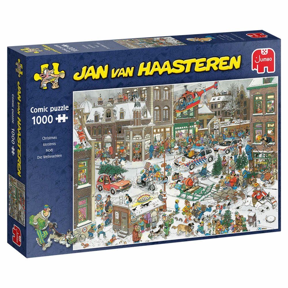 Puzzle Teile, Jan - 1000 1000 Jumbo Spiele Weihnachten Puzzleteile van Haasteren