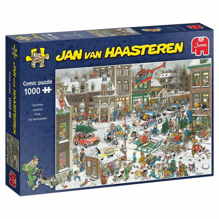 Jumbo Spiele Puzzle Jan van Haasteren - Weihnachten 1000 Teile 1000 Puzzleteile