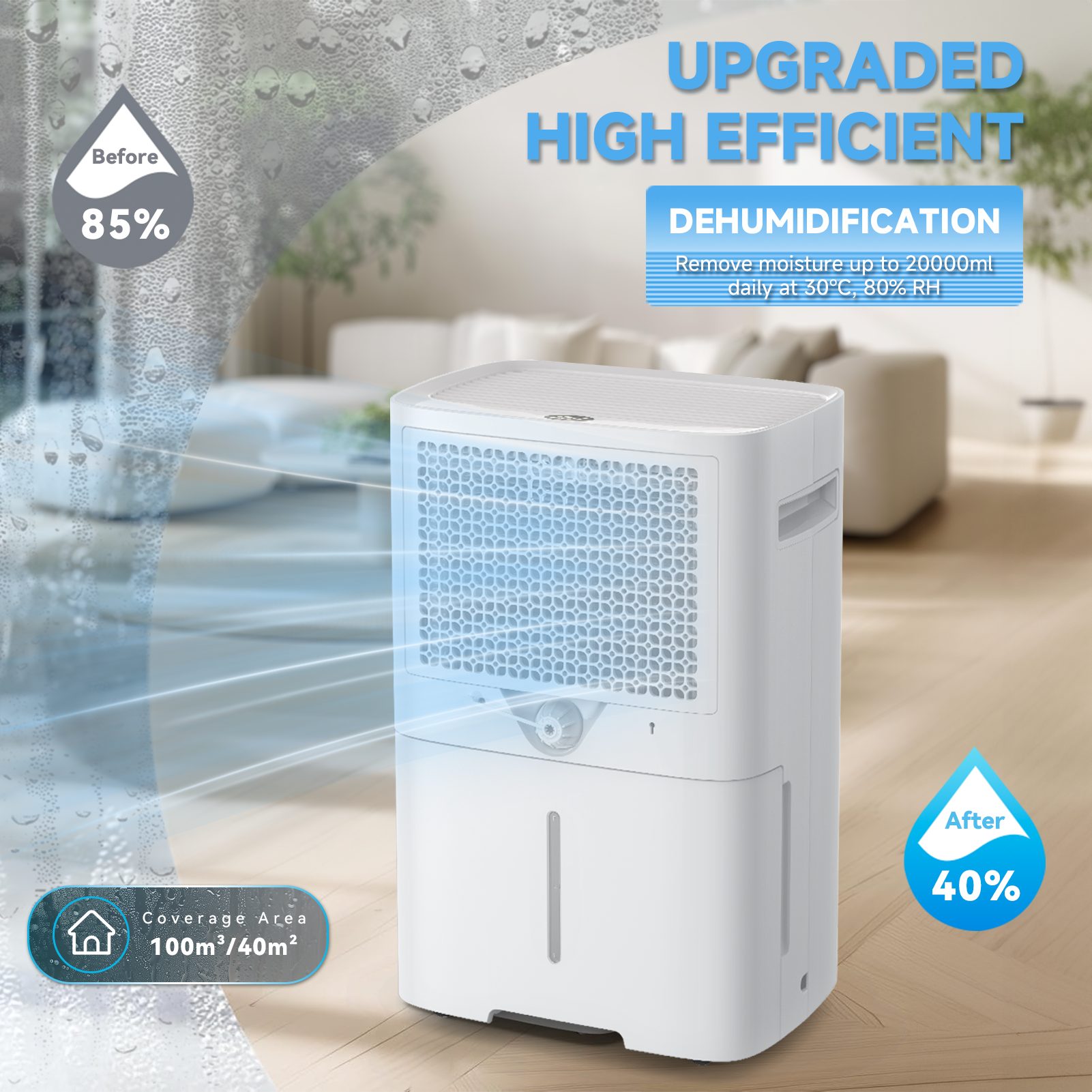 LEENON Luftentfeuchter 6 in 1 Luftentfeuchter Elektrisch,Timer,Entfeuchter günstig online kaufen