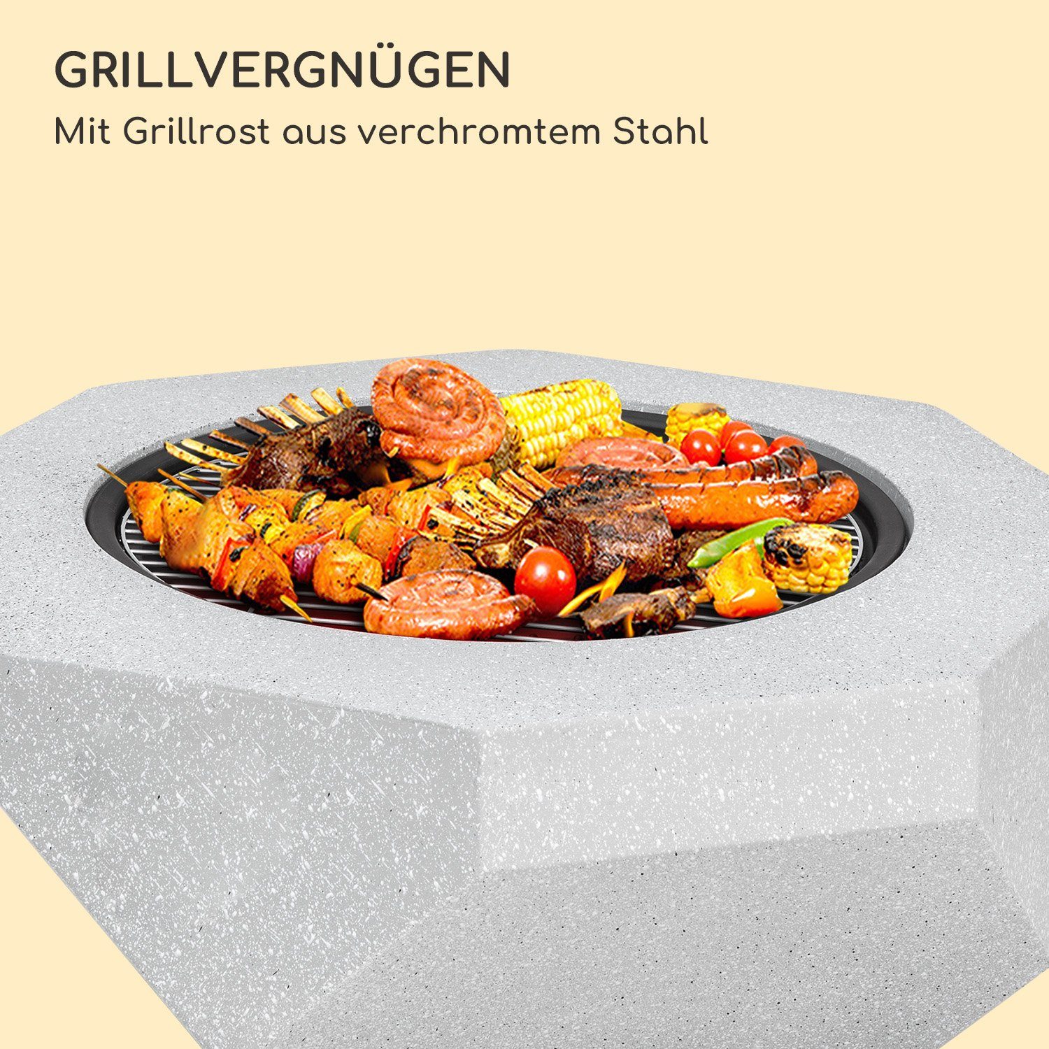 blumfeldt Feuerschale Diamond, (Set, Set)