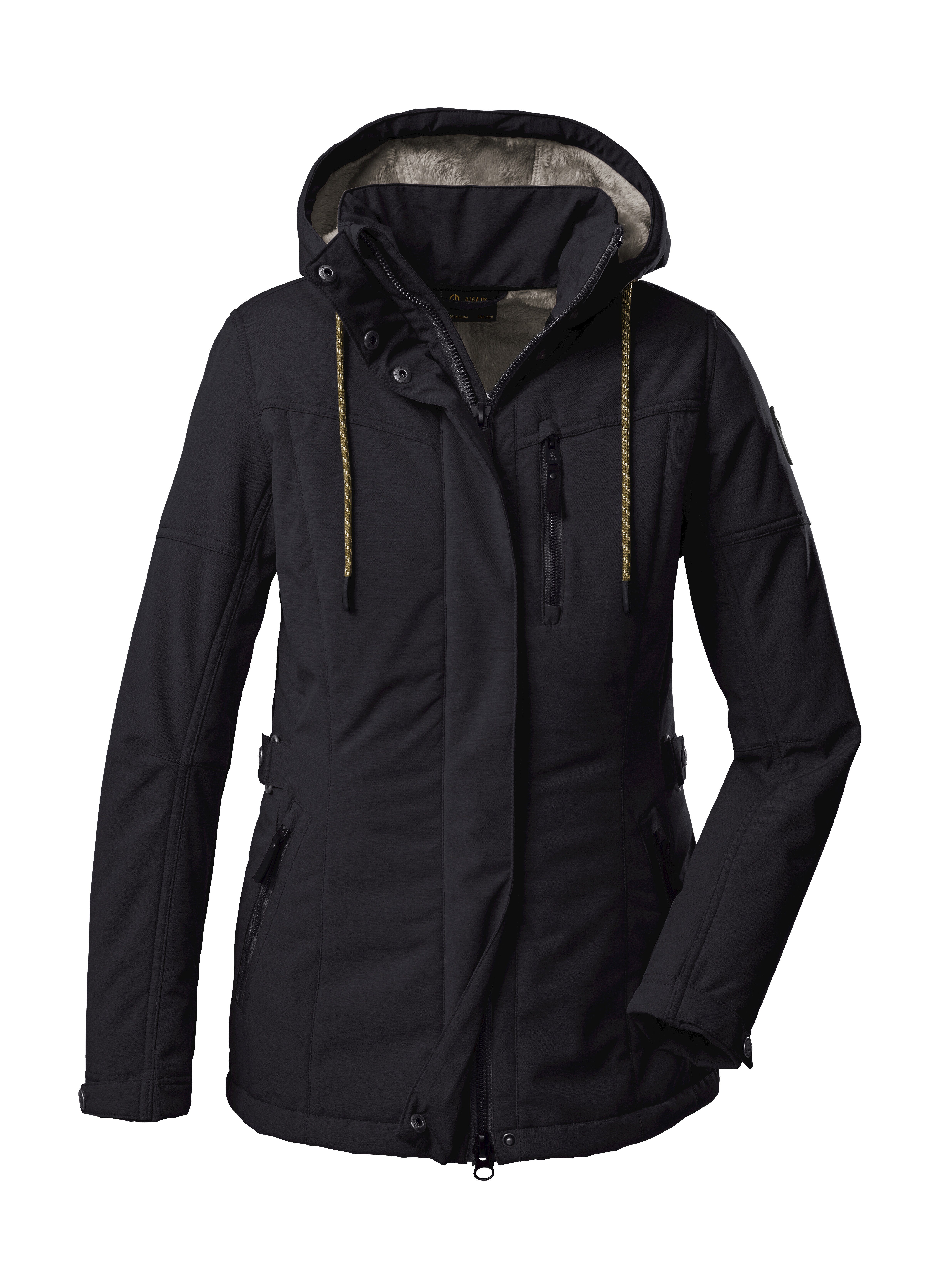 G.I.G.A. DX by killtec Softshelljacke GW 26 WMN SFTSHLL JCKT Wasser- und windabweisende Softshelljacke mit abnehmbarer Kapuze