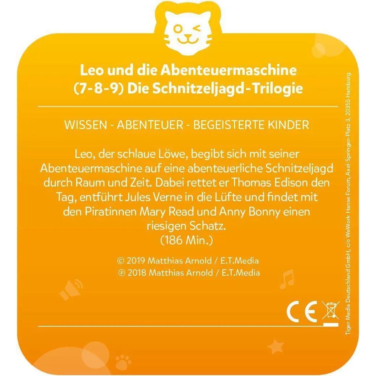 Tiger Media Deutschland GmbH Hörspiel tigercard - Leo und die Abenteuermaschine  - Folge 7,8,9: Die...