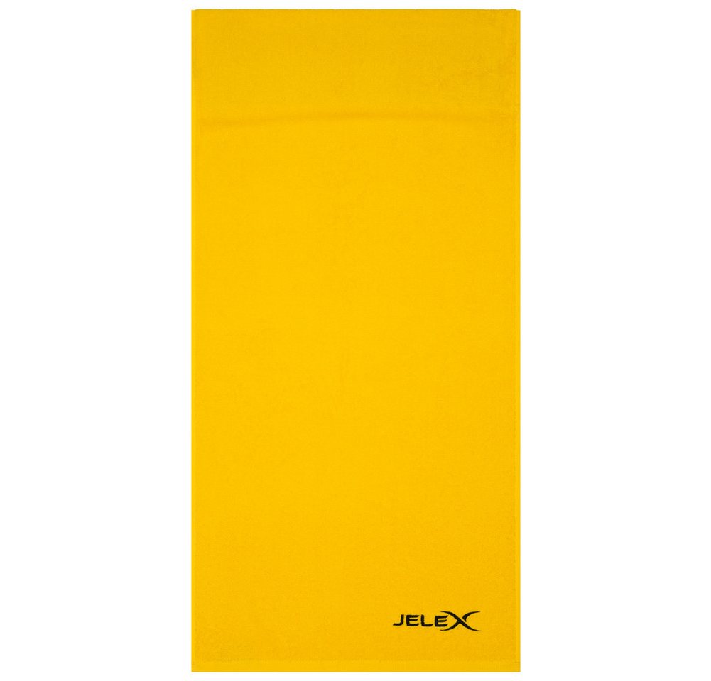 JELEX Sporthandtuch "100FIT" Fitness Handtuch mit Zip-Tasche, multifunktionales Sporthandtuch, Reißverschlusstasche