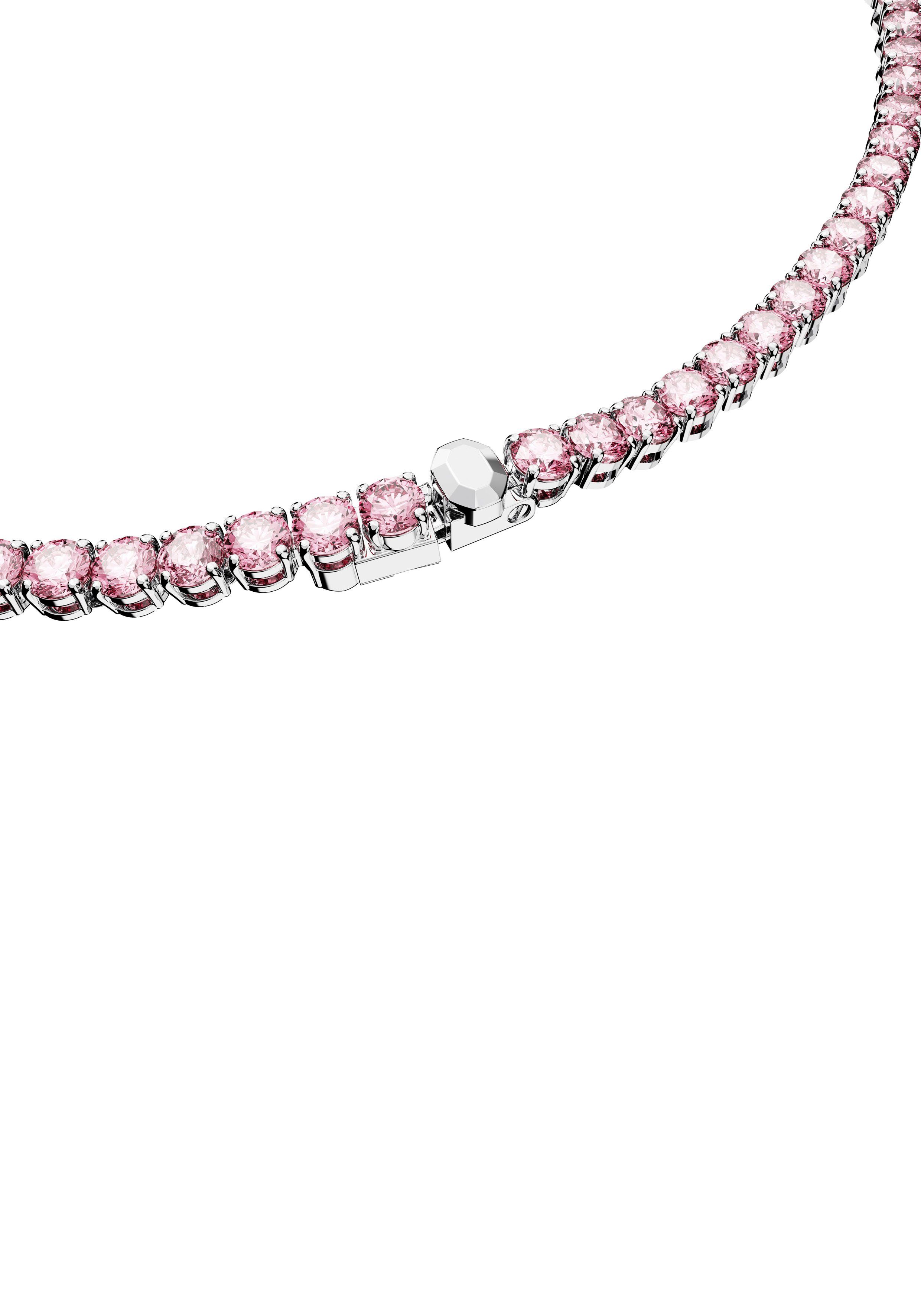 Swarovski Collier Matrix Tenniskette, Rundschliff, 5681799, mit 