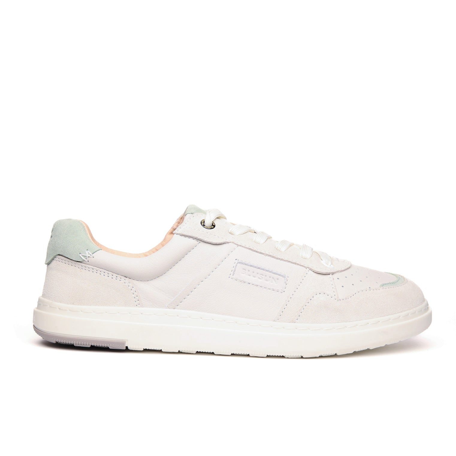 BLUSUN BLSN-600+W off white/green Barfußschuh (1 Paar, flexible Barfußsohle) Leder