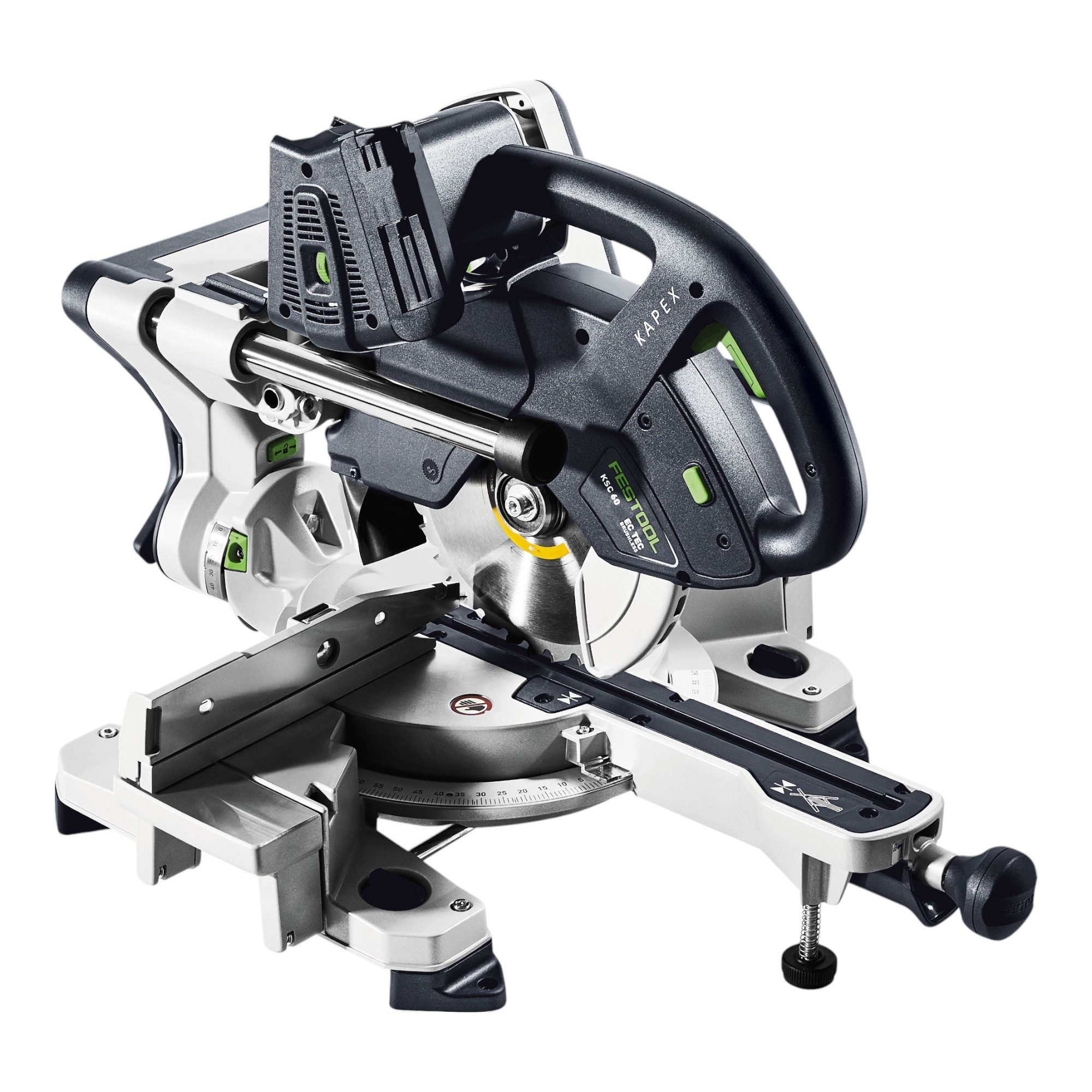 FESTOOL Akku-Kapp-Gehrungssäge KAPEX KSC 60 EB-Basic Akku Kapp Zugsäge 18 V / 36 V 216 mm Brushless