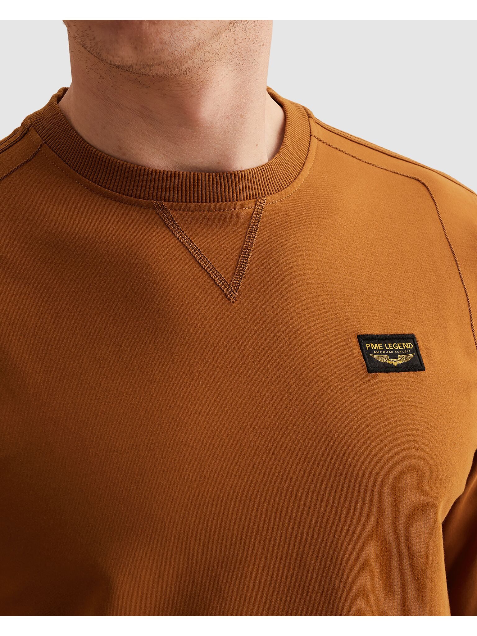 PME LEGEND Sweatshirt Airstrip sweat mit Logo Stickerei – Bild 3 von 5