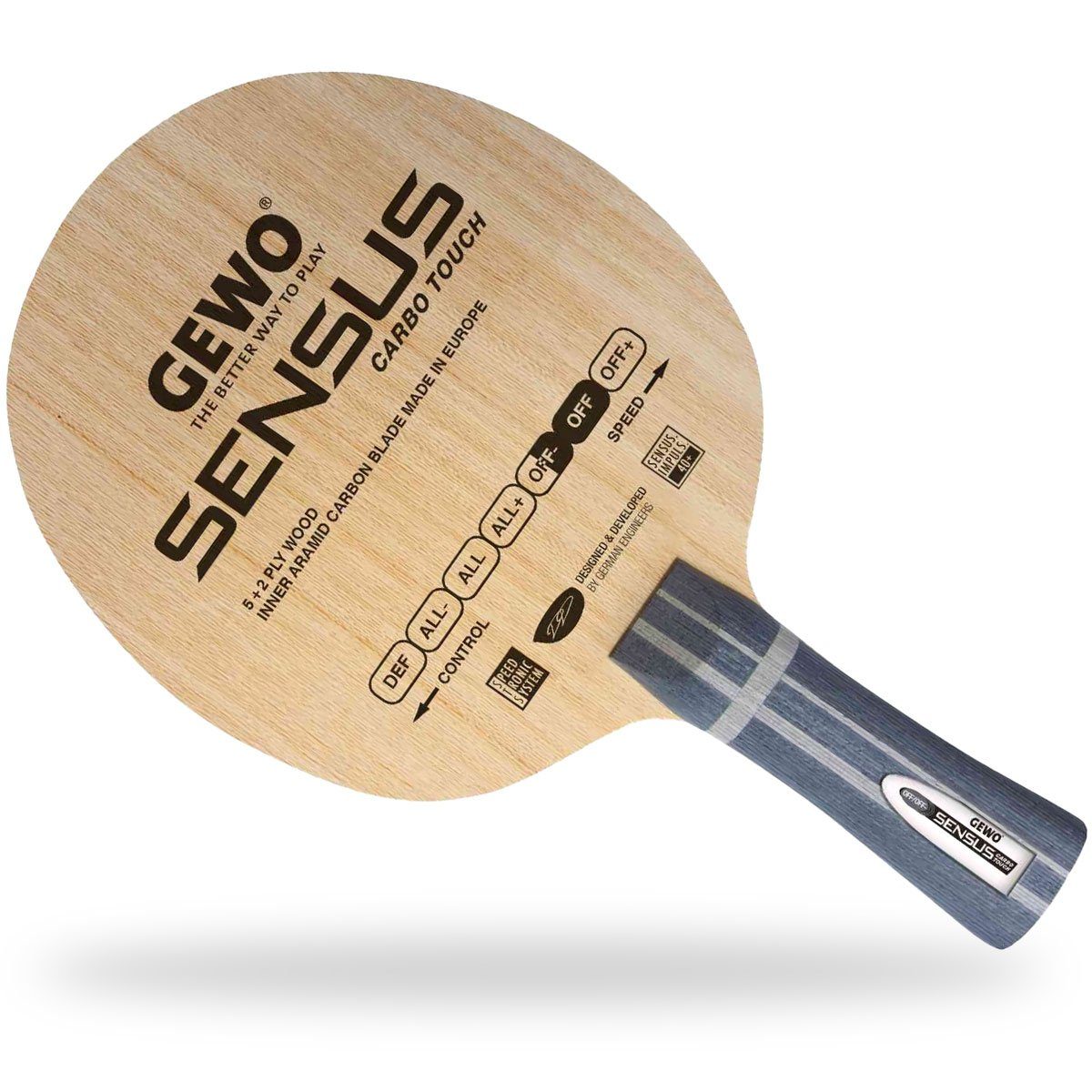 Gewo Tischtennisschläger GEWO Holz Sensus Carbo Touch