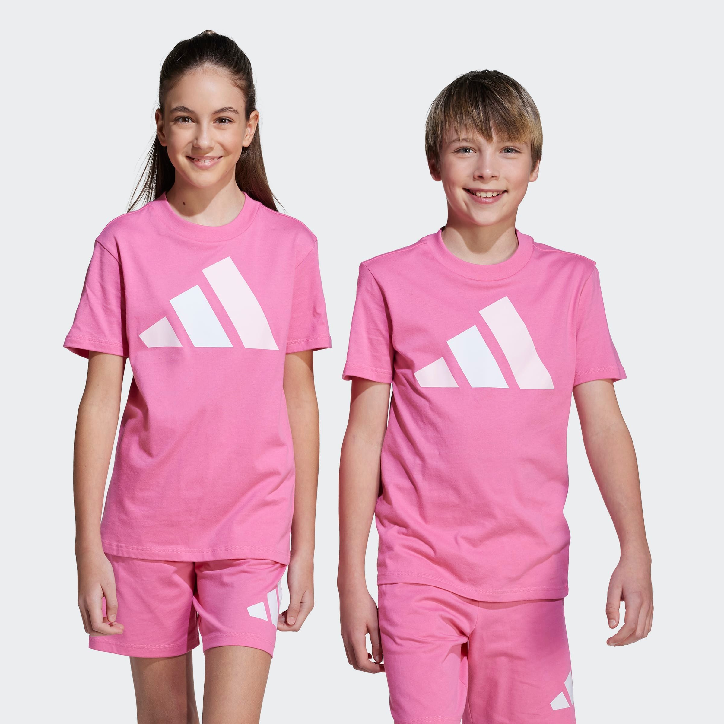 adidas Sportswear T-Shirt J BL TEE 160 für Kinder und Teens, mit Rundhalsausschnitt, aus 100 % Baumwolle