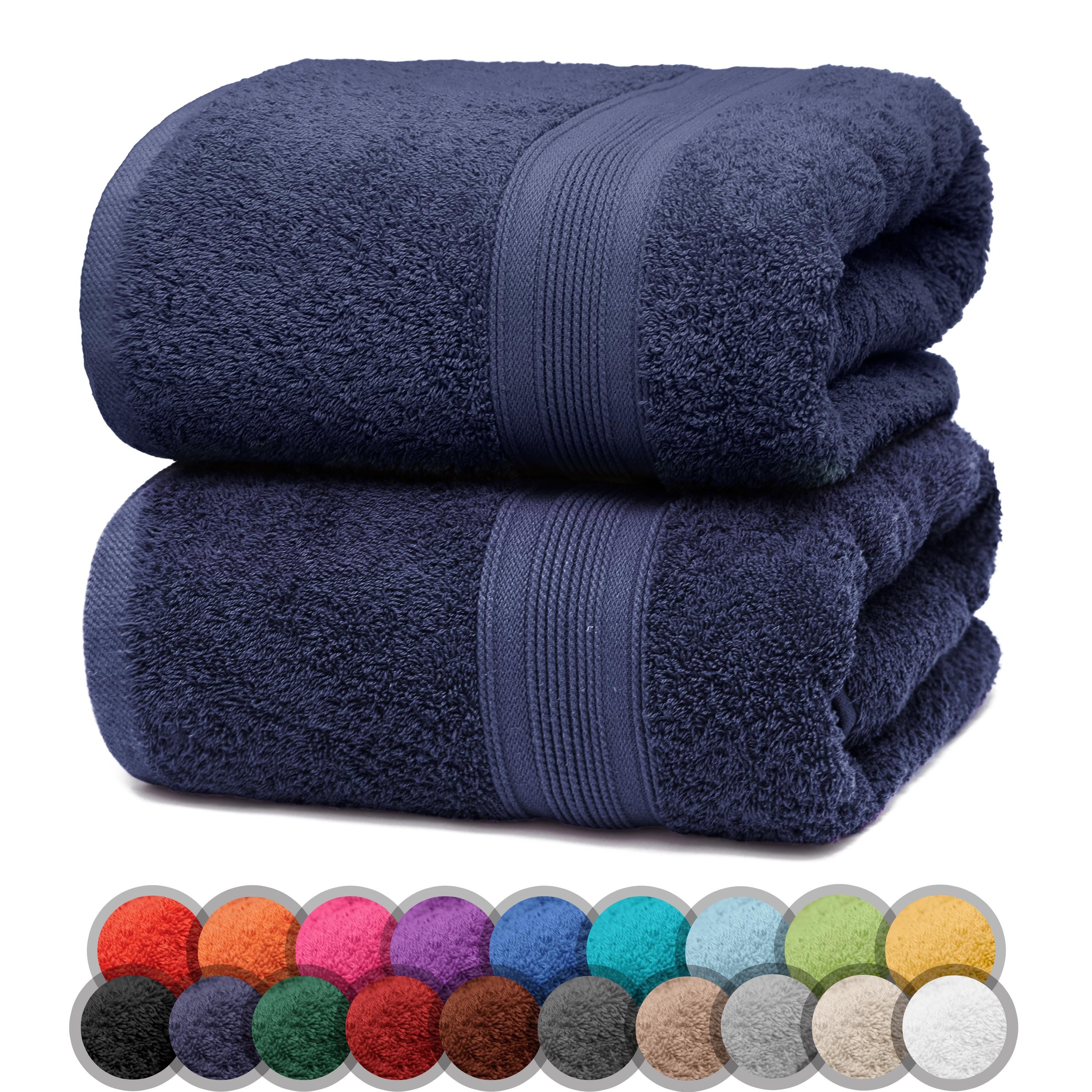 NatureMark Duschtücher 2er-Set Frottier Duschtücher 70x140cm, günstig online kaufen